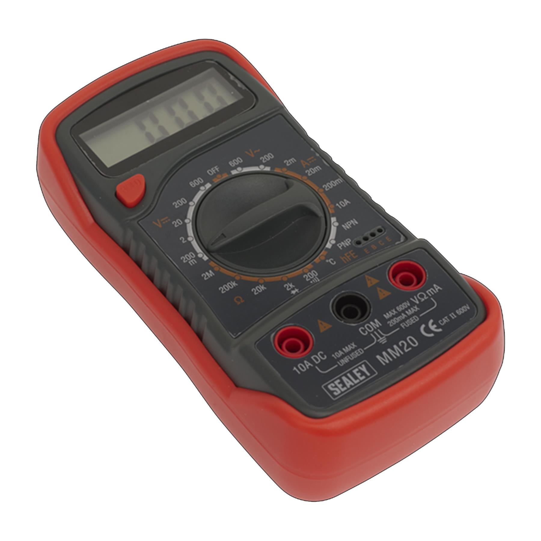 Sealey Digital Multimeter 8-Function with Thermocouple