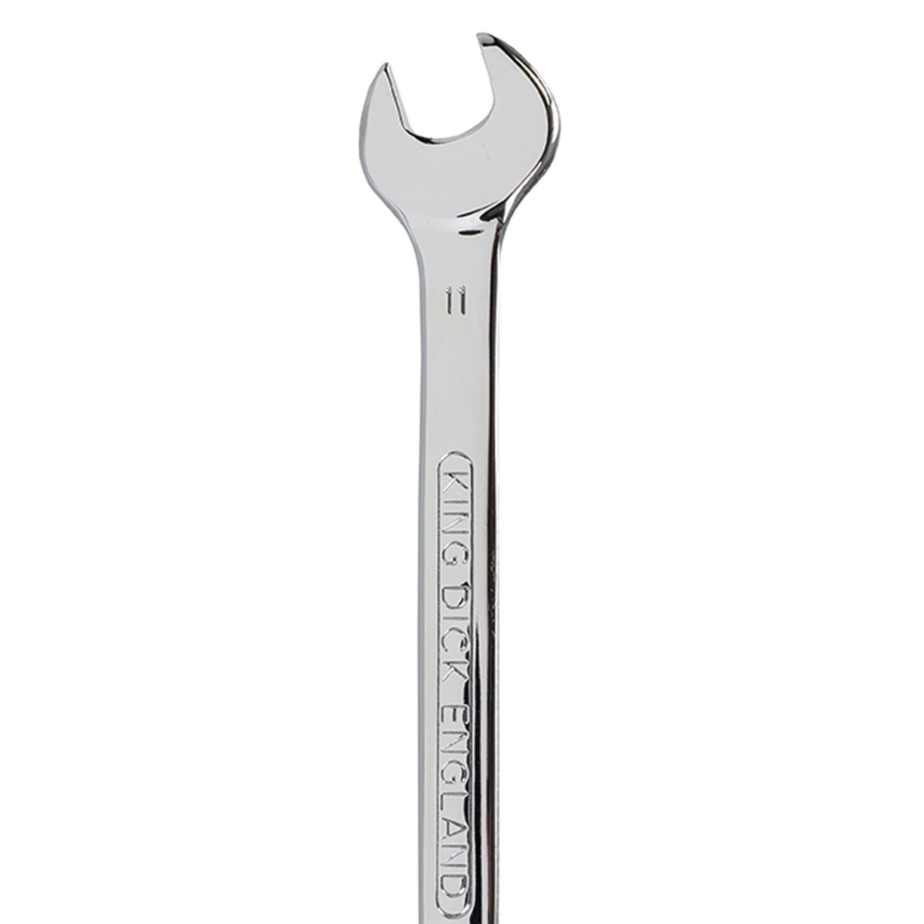 King Dick metric 11 MM polished chrome combination spanner wrenches spanners