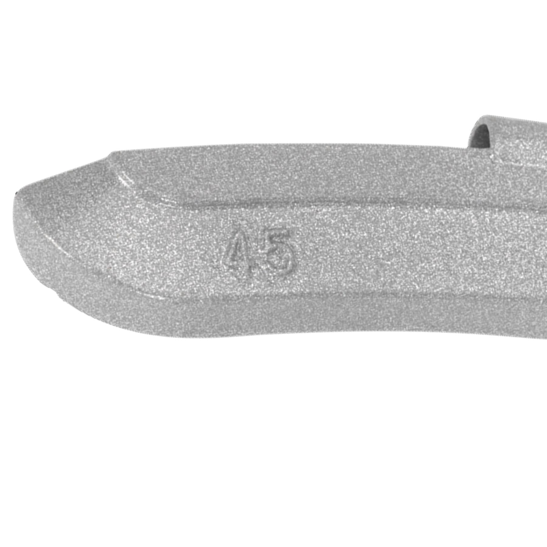 Wheel Weight 45g Hammer-On Zinc for Steel Wheels Pack of 50 Sealey