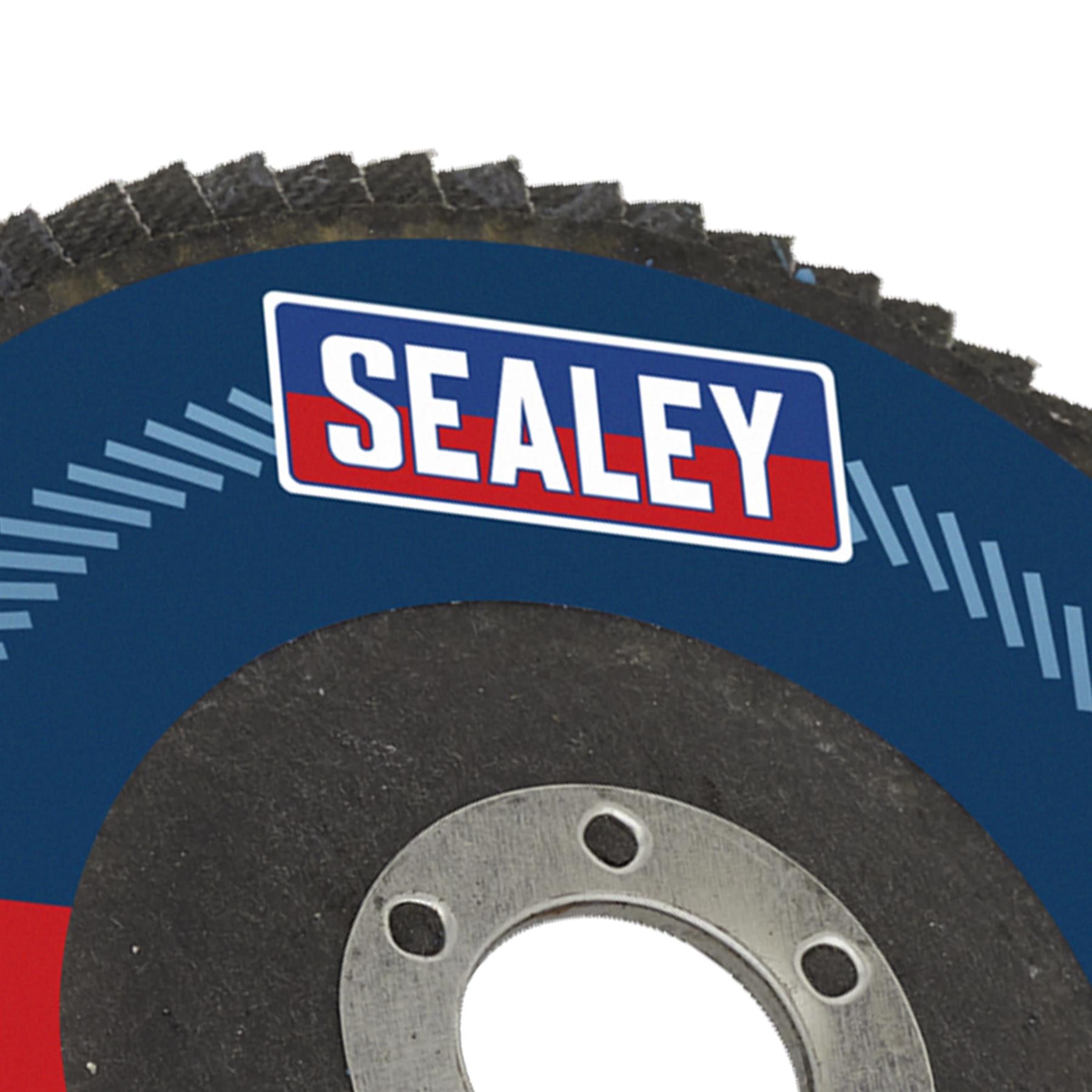 Sealey Flap Disc Zirconium 100mm 16mm Bore 80Grit