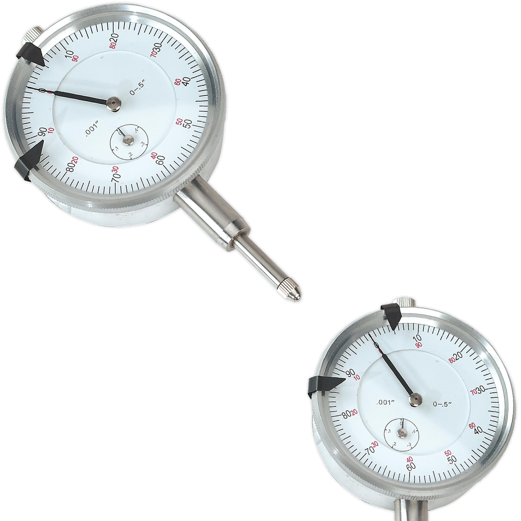 Sealey Dial Gauge Indicator 1/2" Travel Imperial
