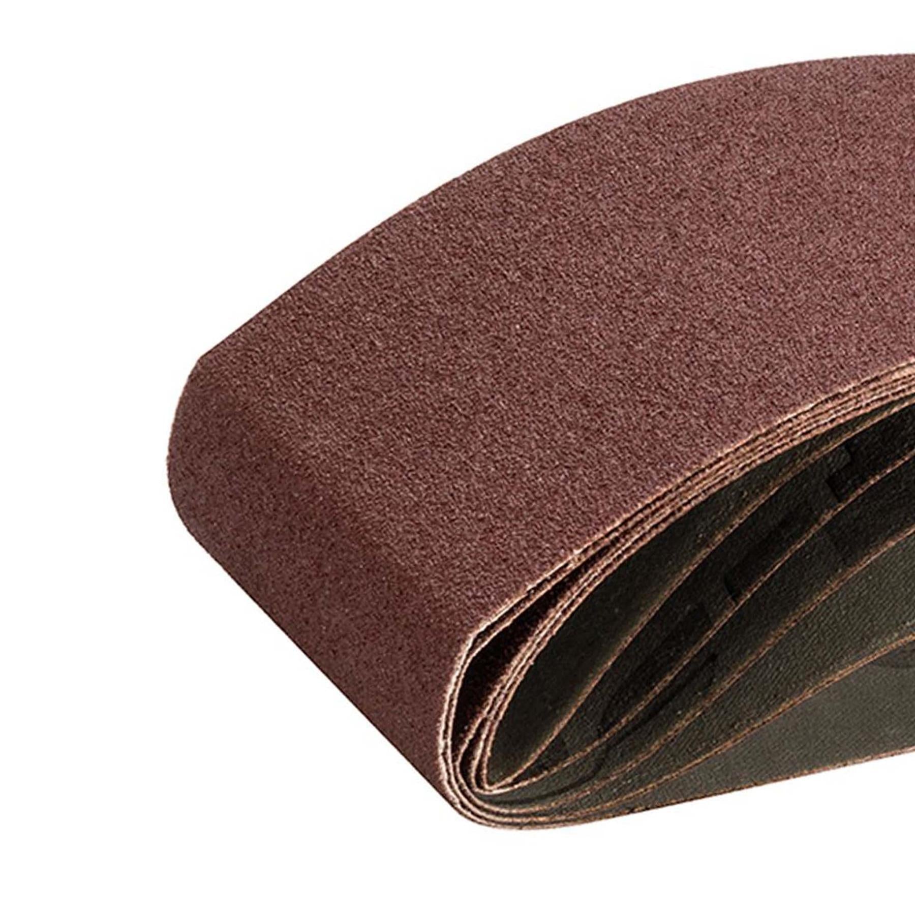 80 Grit Sanding Belts 75mm X 533mm 5Pk Sanding Belts High Quality Aluminium
