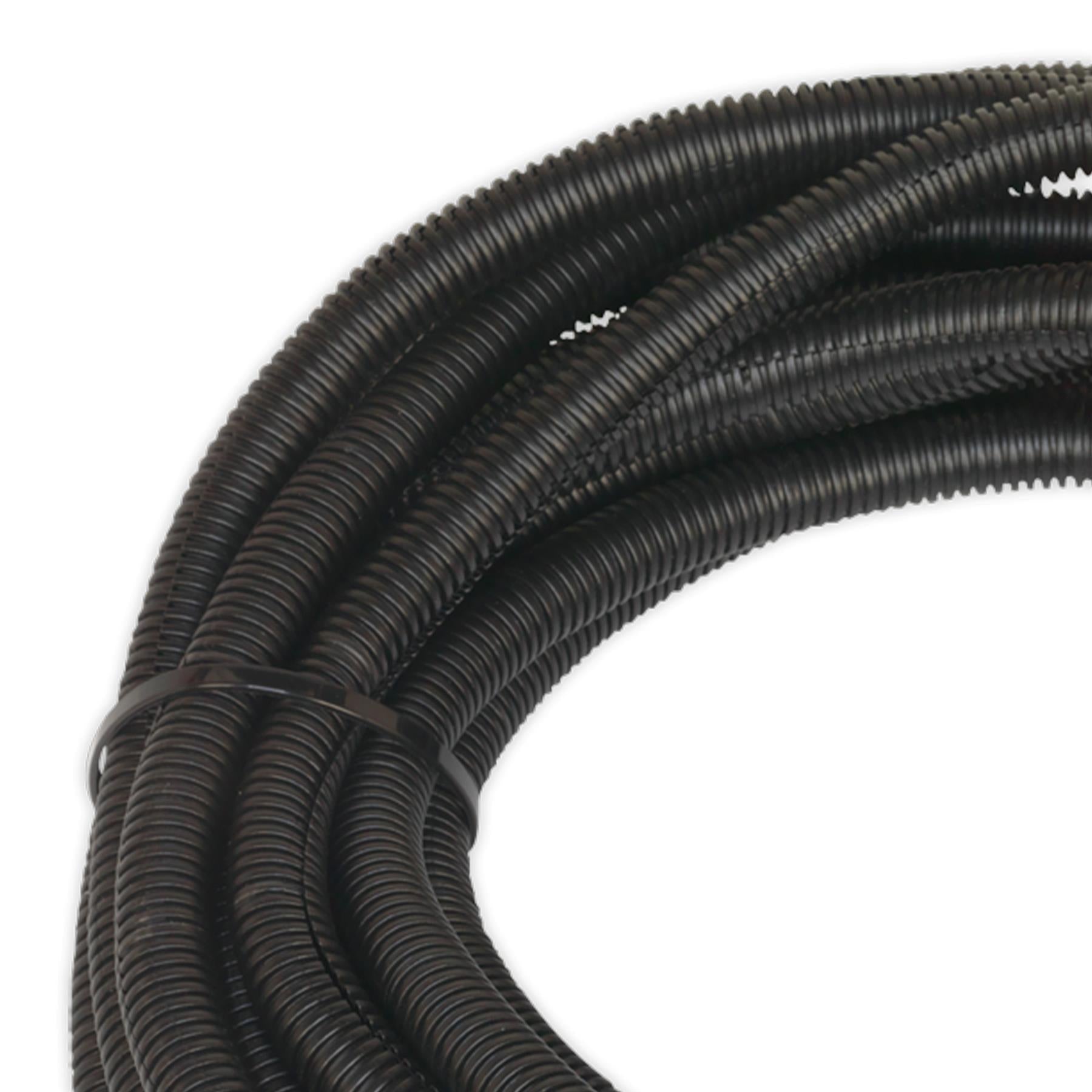 Sealey Convoluted Cable Sleeving Split Ø12-16mm 200M - Part No. CTS12200