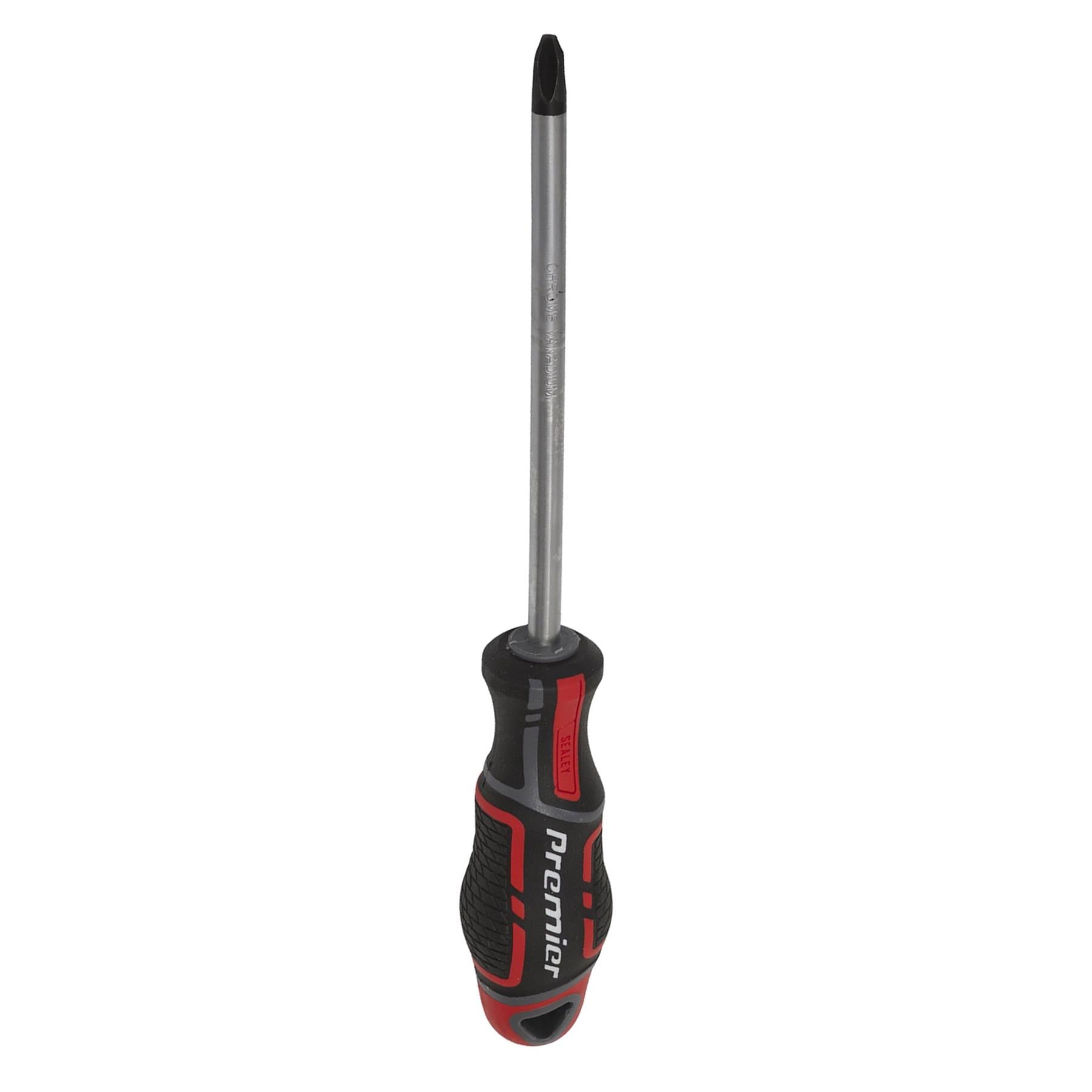 Sealey Screwdriver Phillips #3 x 150mm Plus Soft Grip Handle Magnetic GripMAX