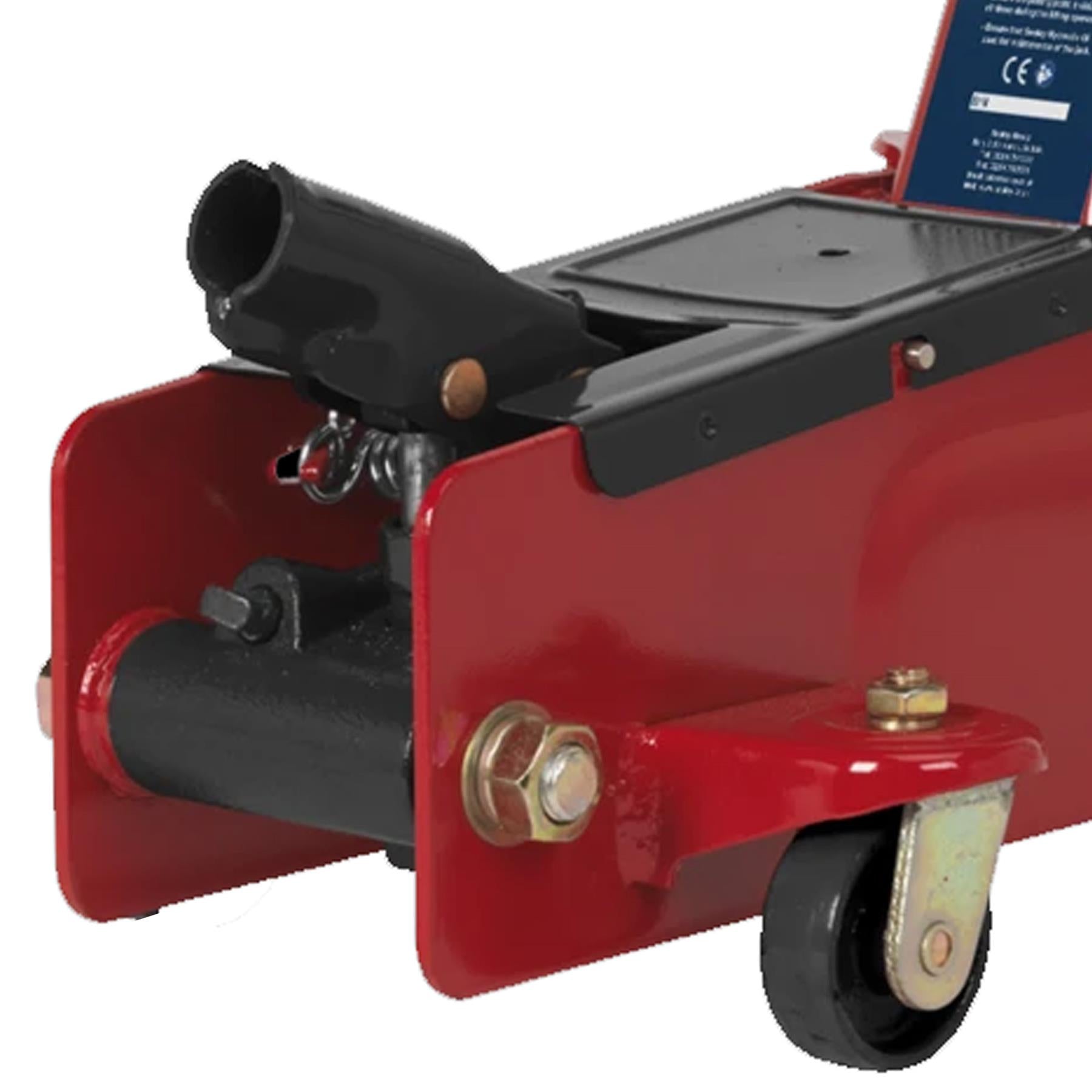 Sealey Car/Van/4x4 Trolley Jack 3 Tonne Long Chassis Heavy Duty - 1153CX