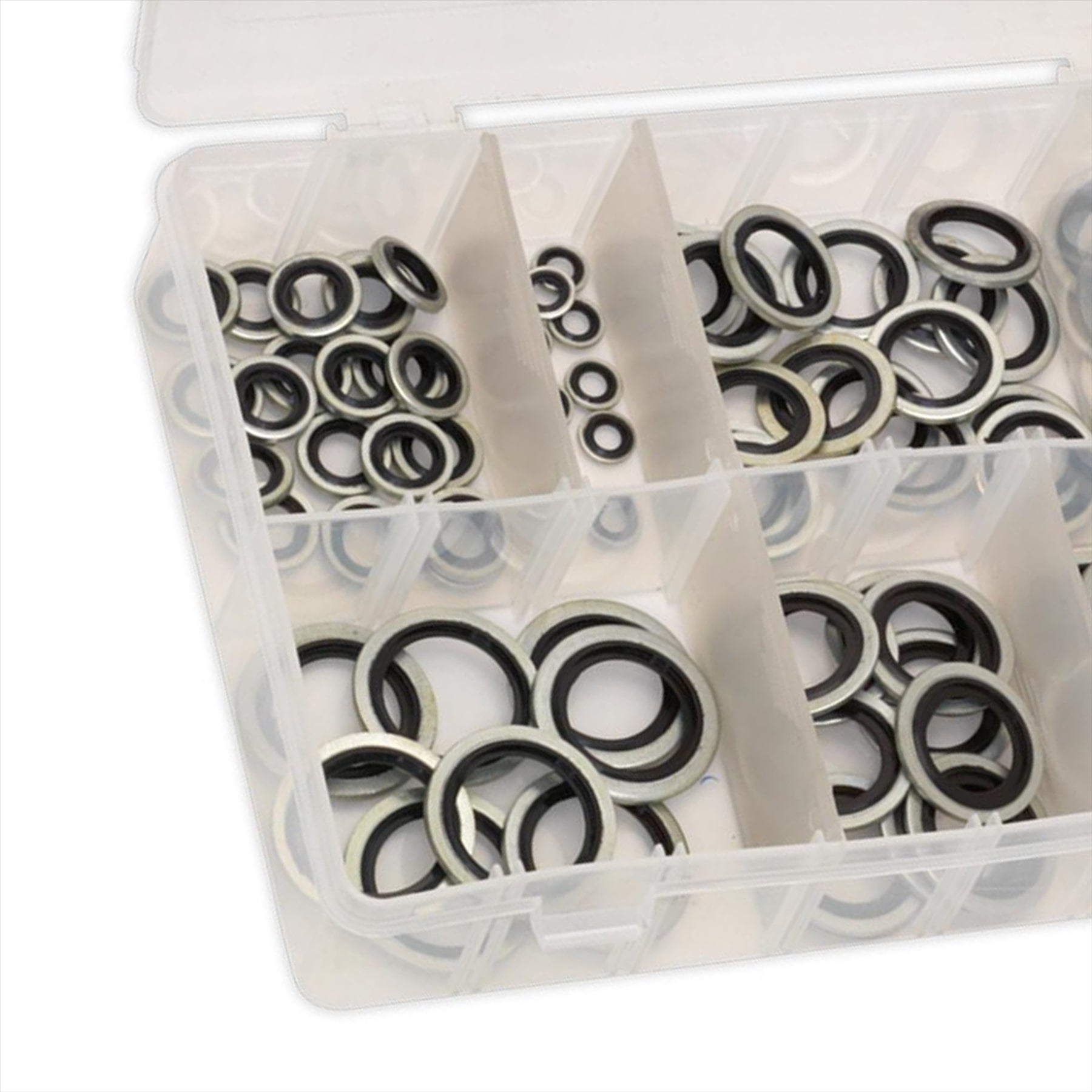 Sealey Assorted Dowty Washers BSP Bonded Seal Fuel Washer Hydraulic 84pc