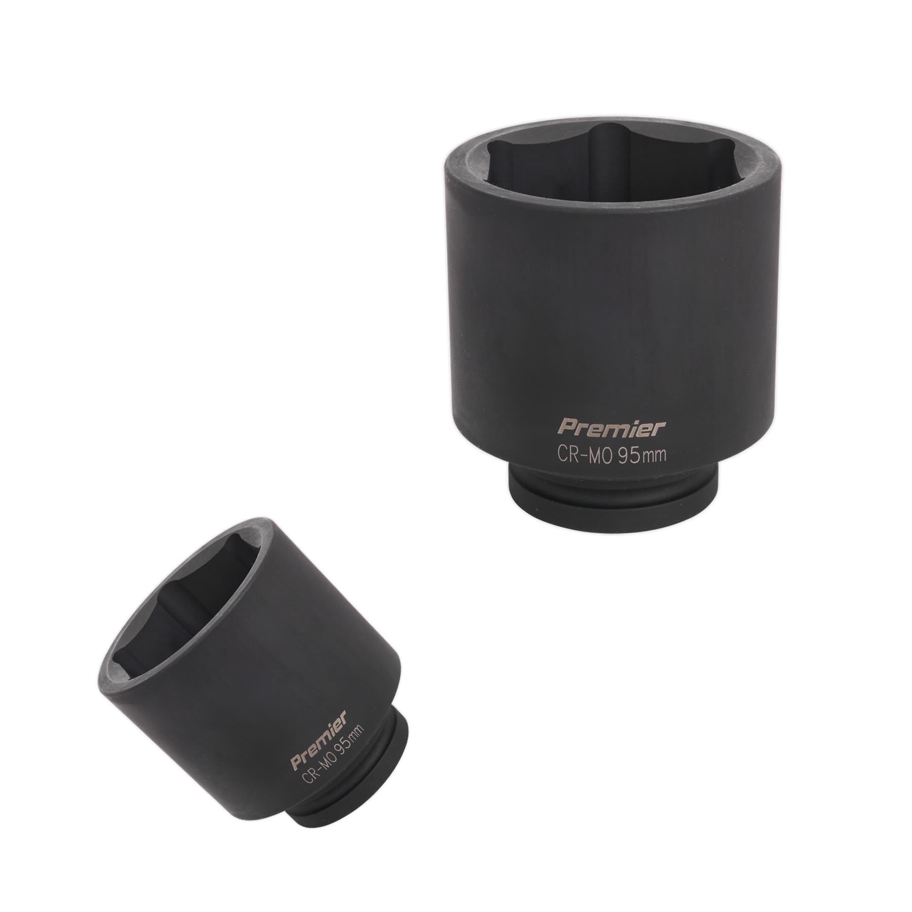 Sealey Impact Socket 95mm Deep 1"Sq Drive Chrome Molybdenum Lifetime Guarantee