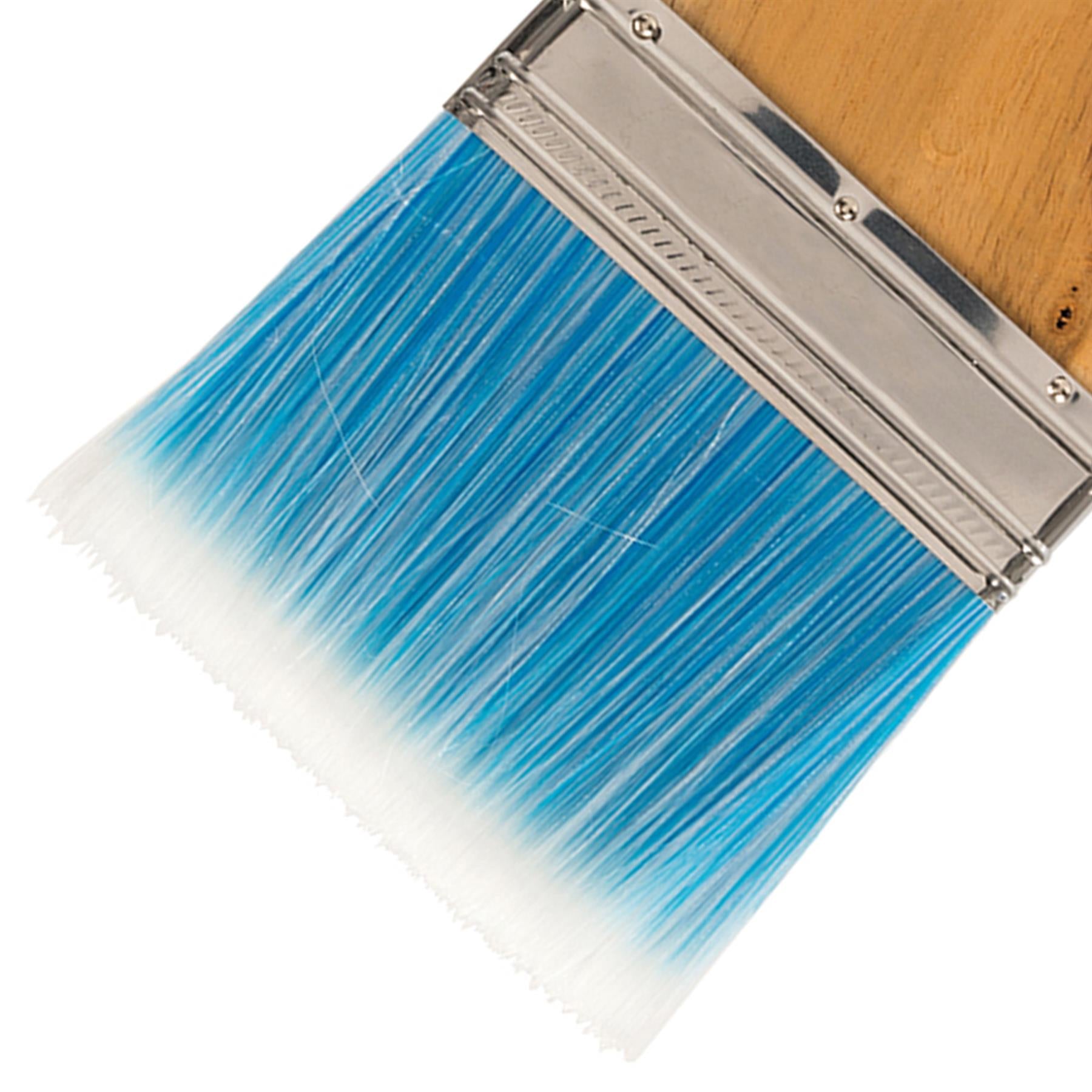 Synthetic "Bristle" Paint Brush For Smooth Finish For Emulsion Wood 100mm