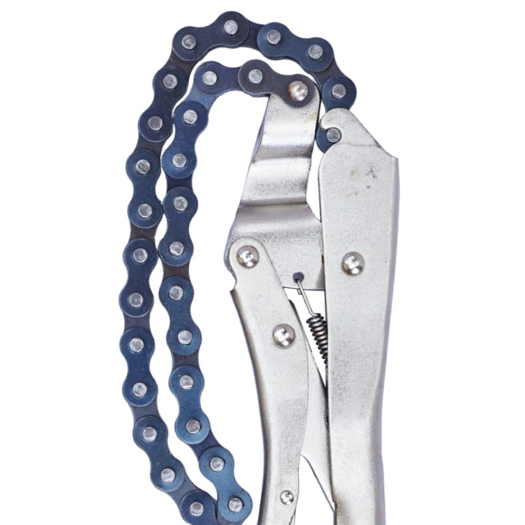 BlueSpot Adjustable Locking Mole Grip Chain Wrench Pliers Pipe Oil Filter Tool