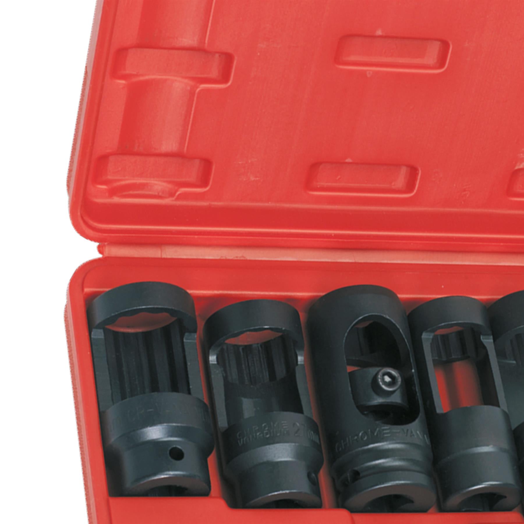 Diesel Injector Window Socket Set 6pc 1/2"Sq Drive Sealey