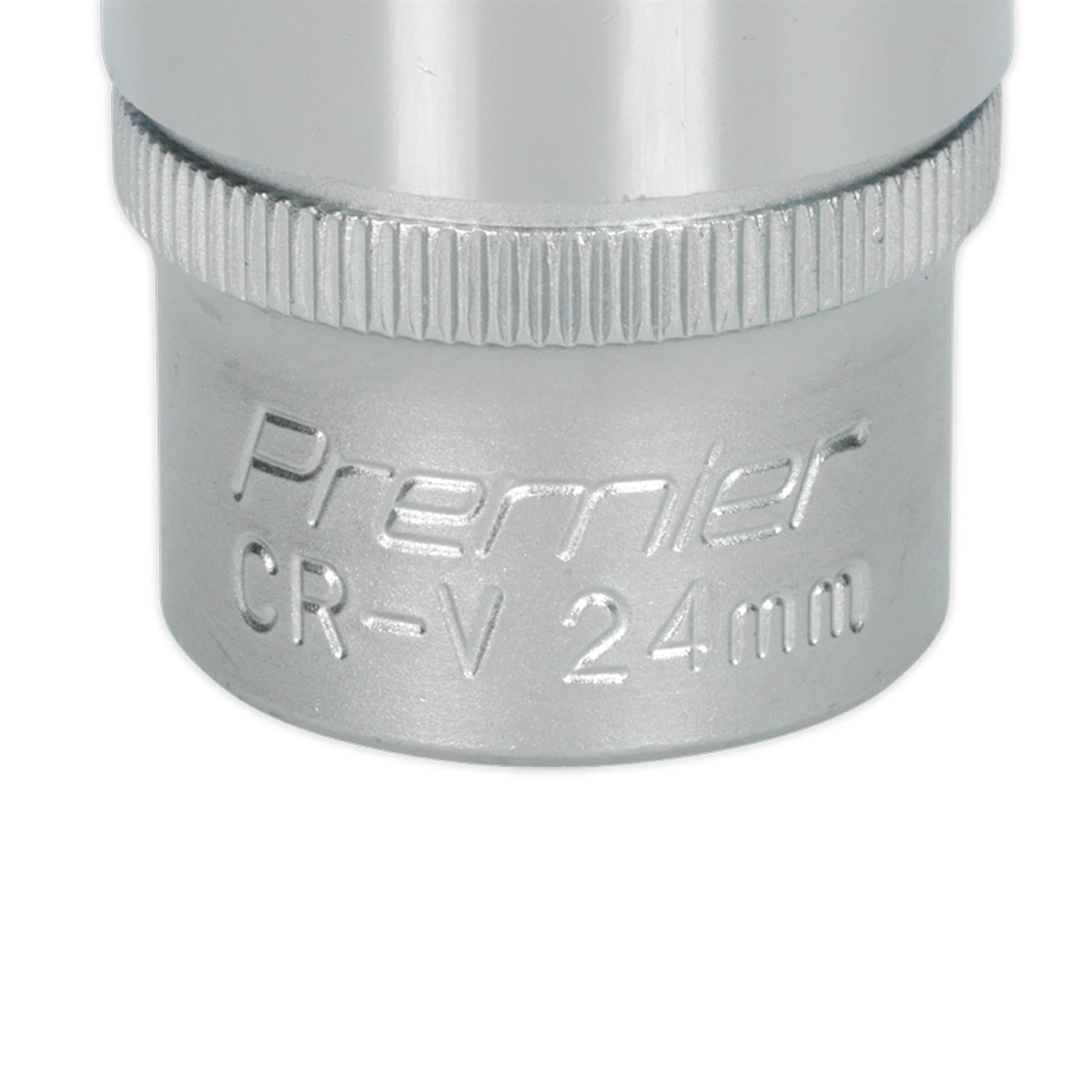 Sealey WallDrive Socket 24mm 1/2"Sq Drive