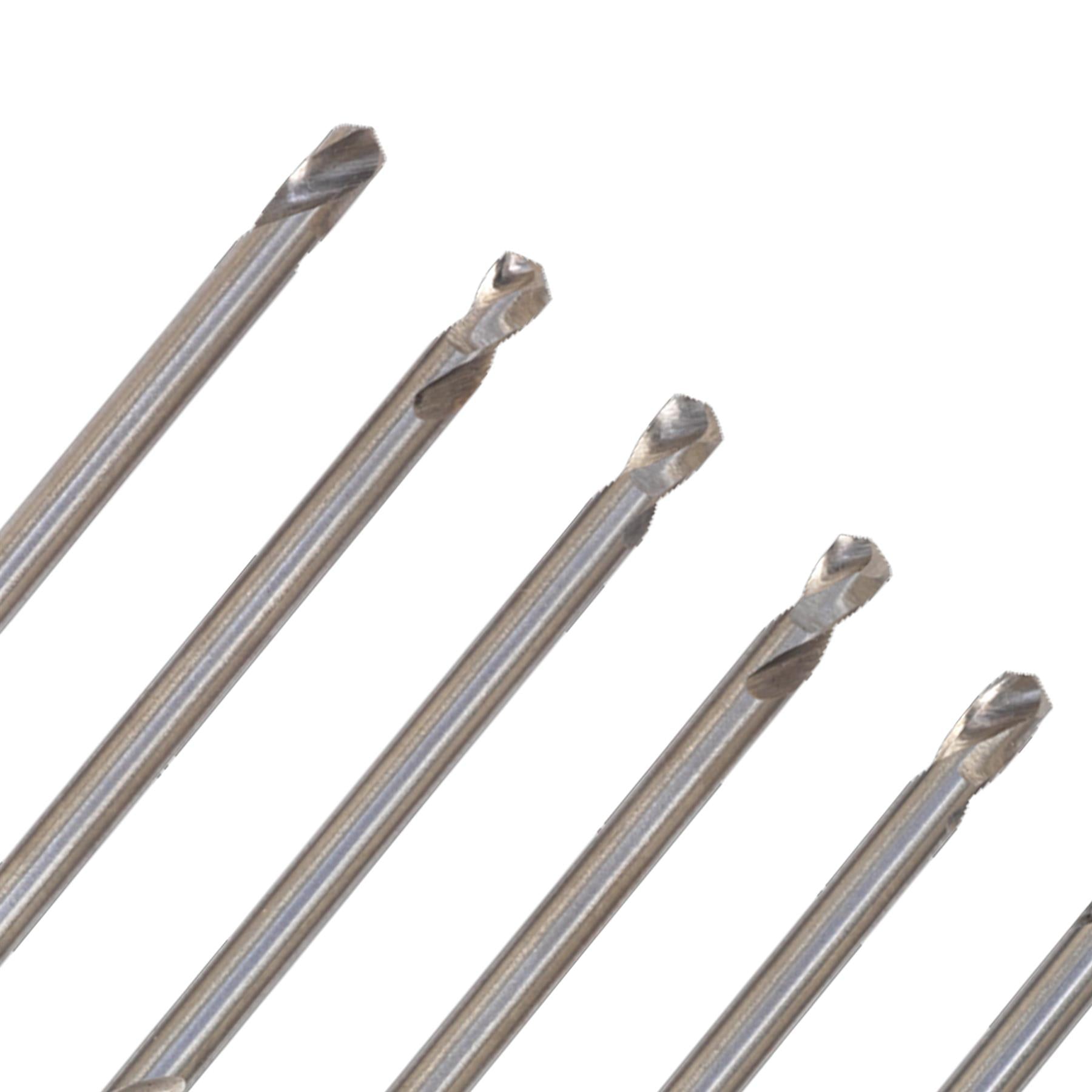Sealey Double End Drill Bit Set 10pc 1/8" High-speed steel