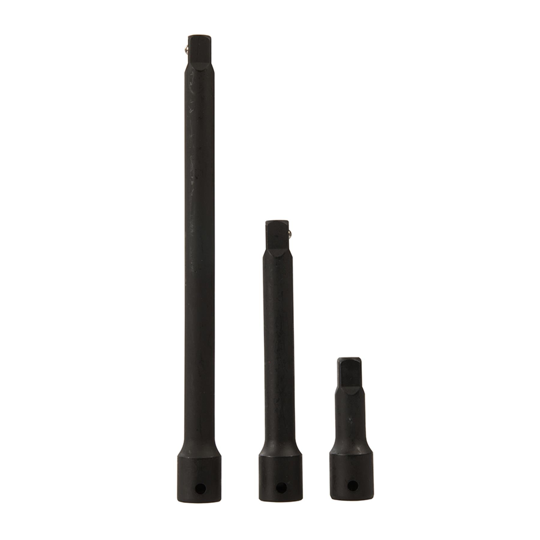 Impact Extension Bar Set 1/2" 3Pc For Powered Impact Tools 75, 150 & 250mm
