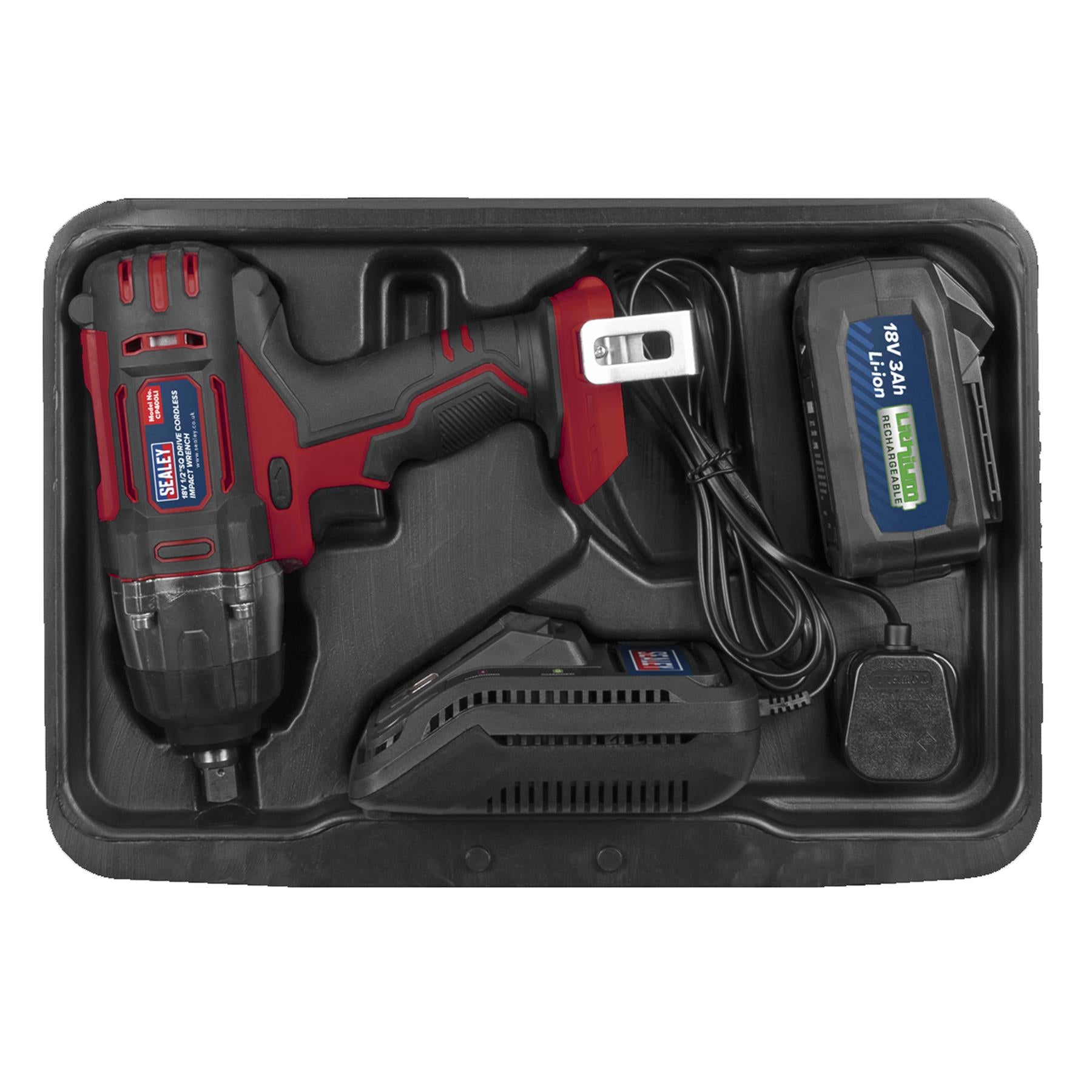 Sealey CP400LI 18V 1/2"Sq Drive Cordless Impact Wrench