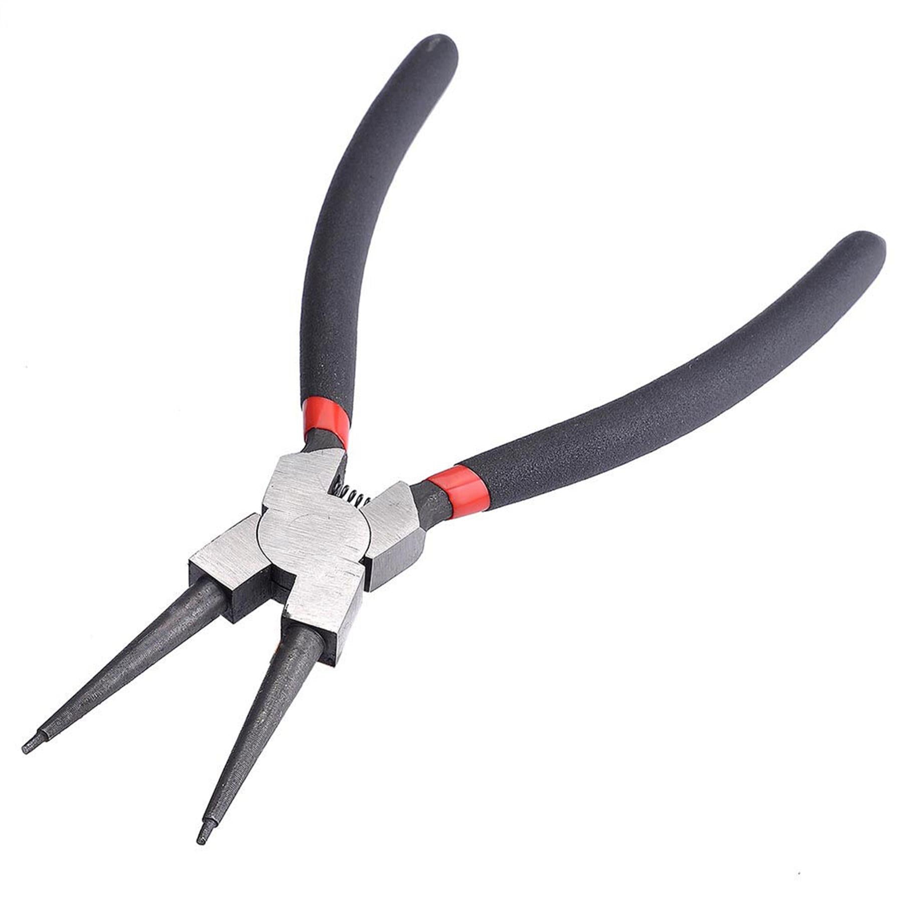 7" Circlip Pliers Set 4pc x 180mm Internal External Straight & Bent Offset