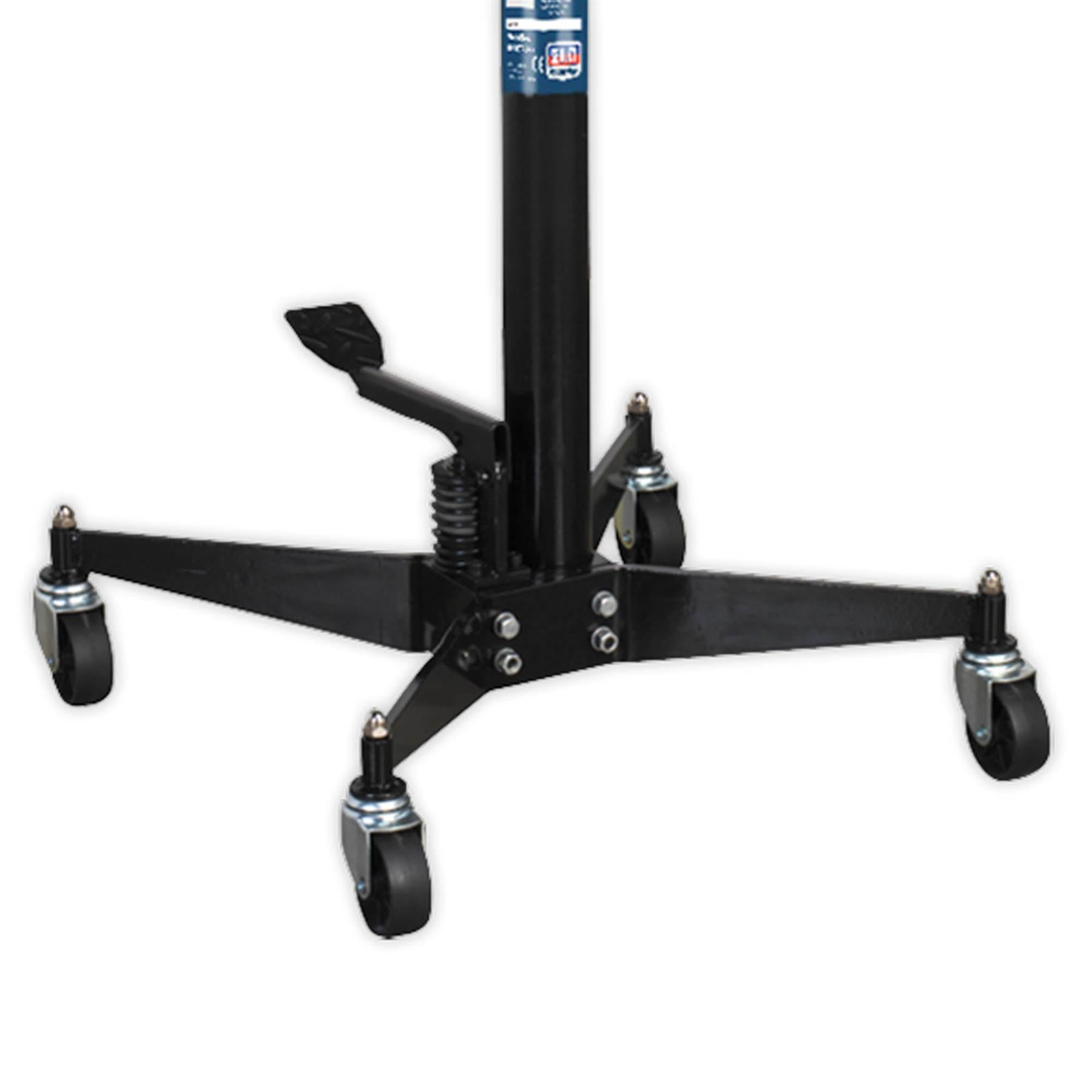 Sealey Transmission Jack 1tonne Vertical Quick Lift Garage Workshop DIY