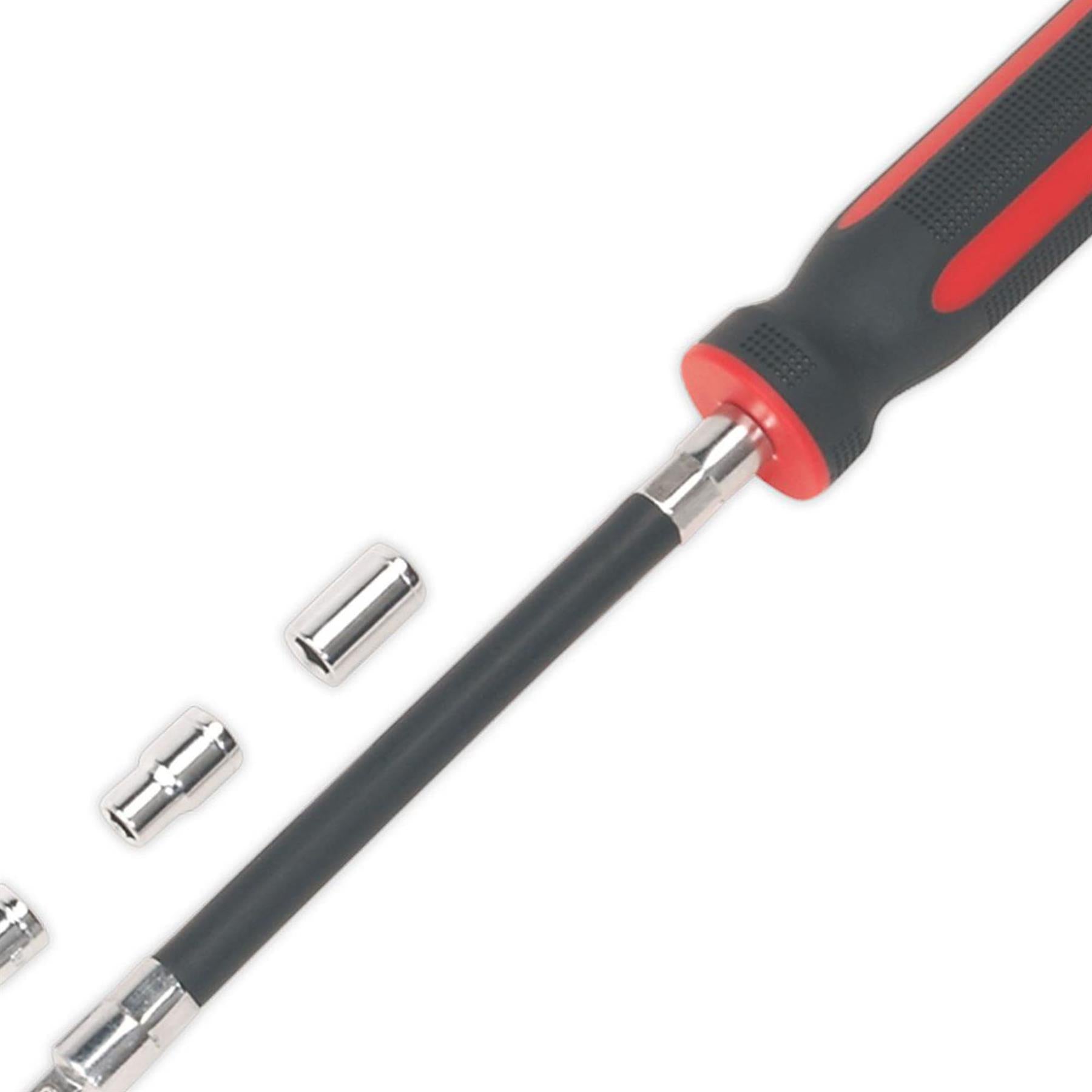 Sealey Flexible Hose Clip Nut Driver Set 4pc 5, 6 & 7mm