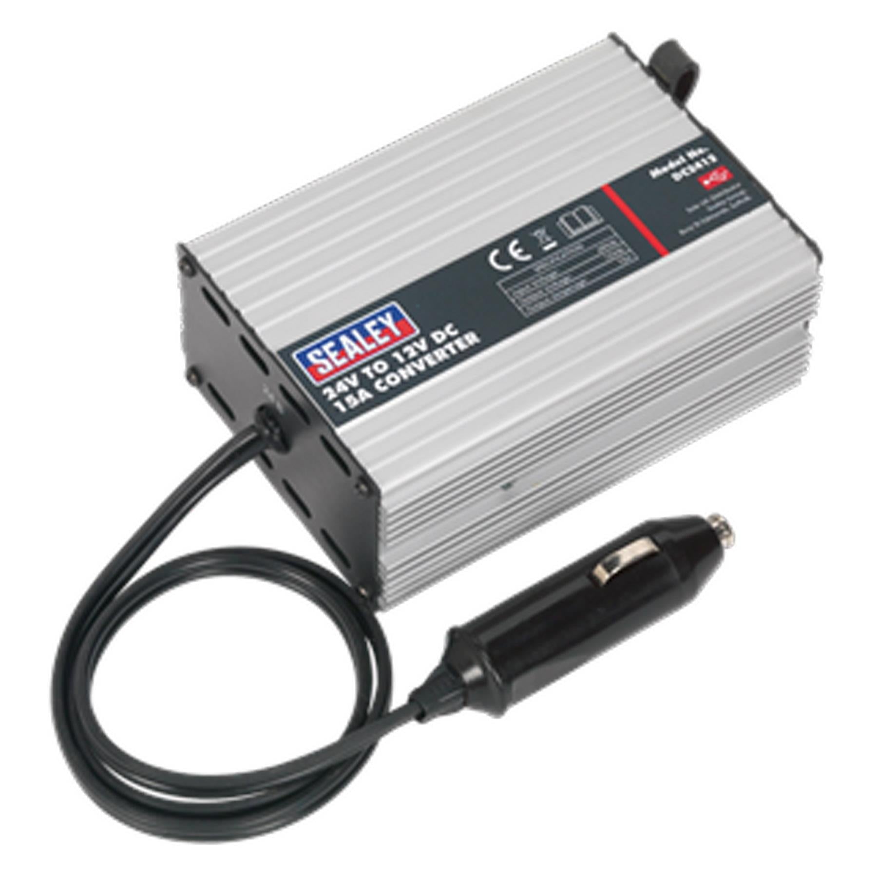 Sealey Converter 24V to 12V DC 15A