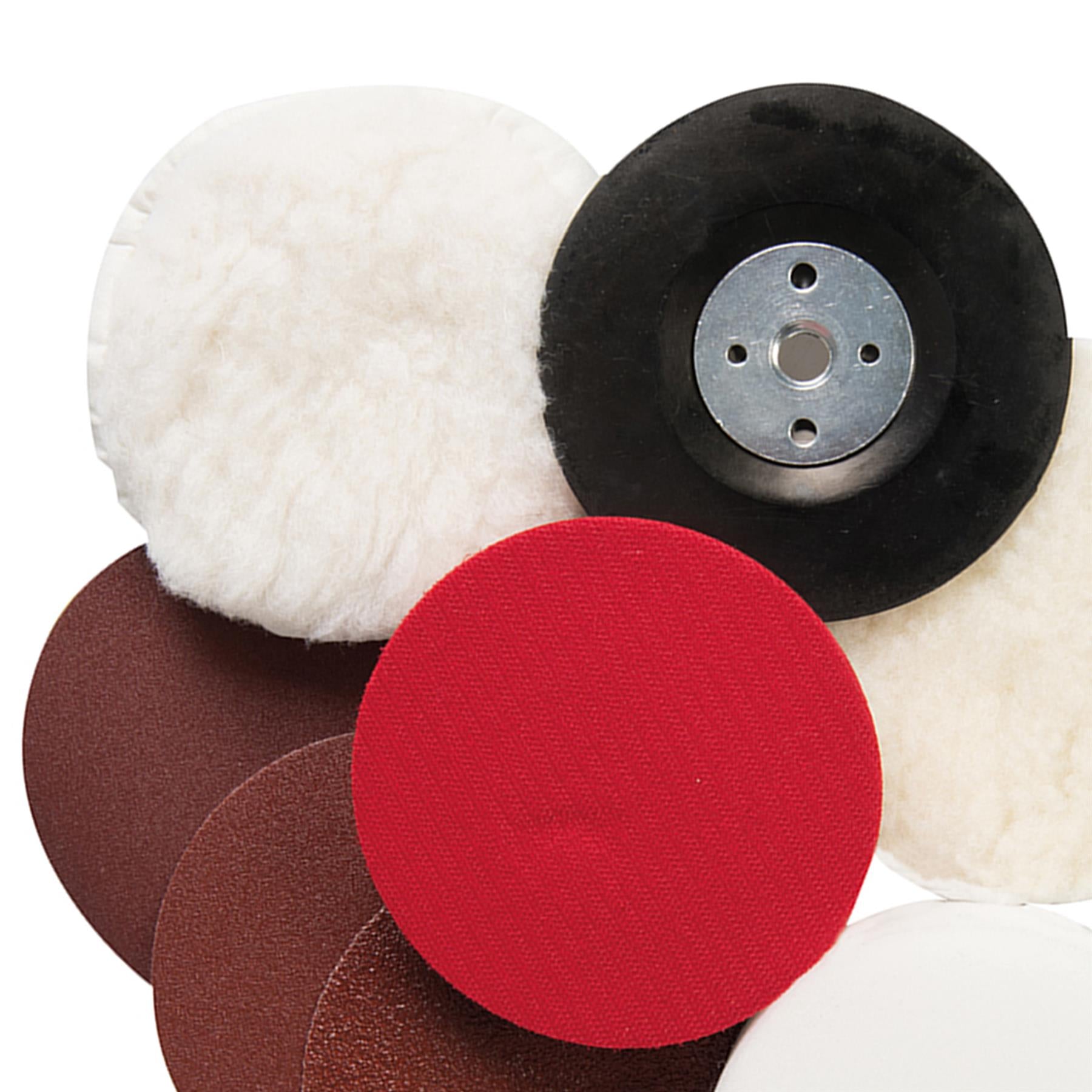 Sanding & Polishing Kit 8Pce 180mm - Power Drill Sanding Multipurpose Kit