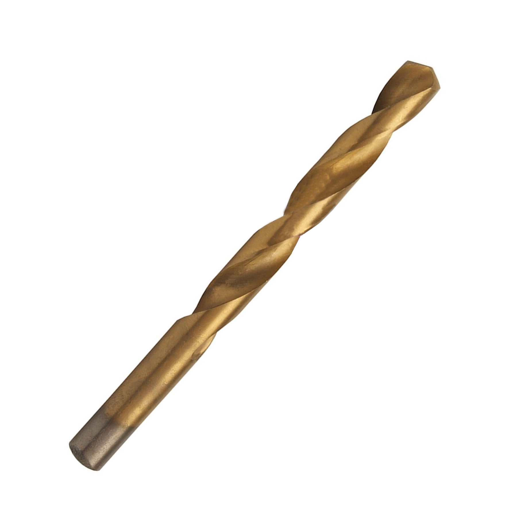 Hss Titanium-Coated Drill Bits 12.0mm Durable High Speed Metal Wood Plastic