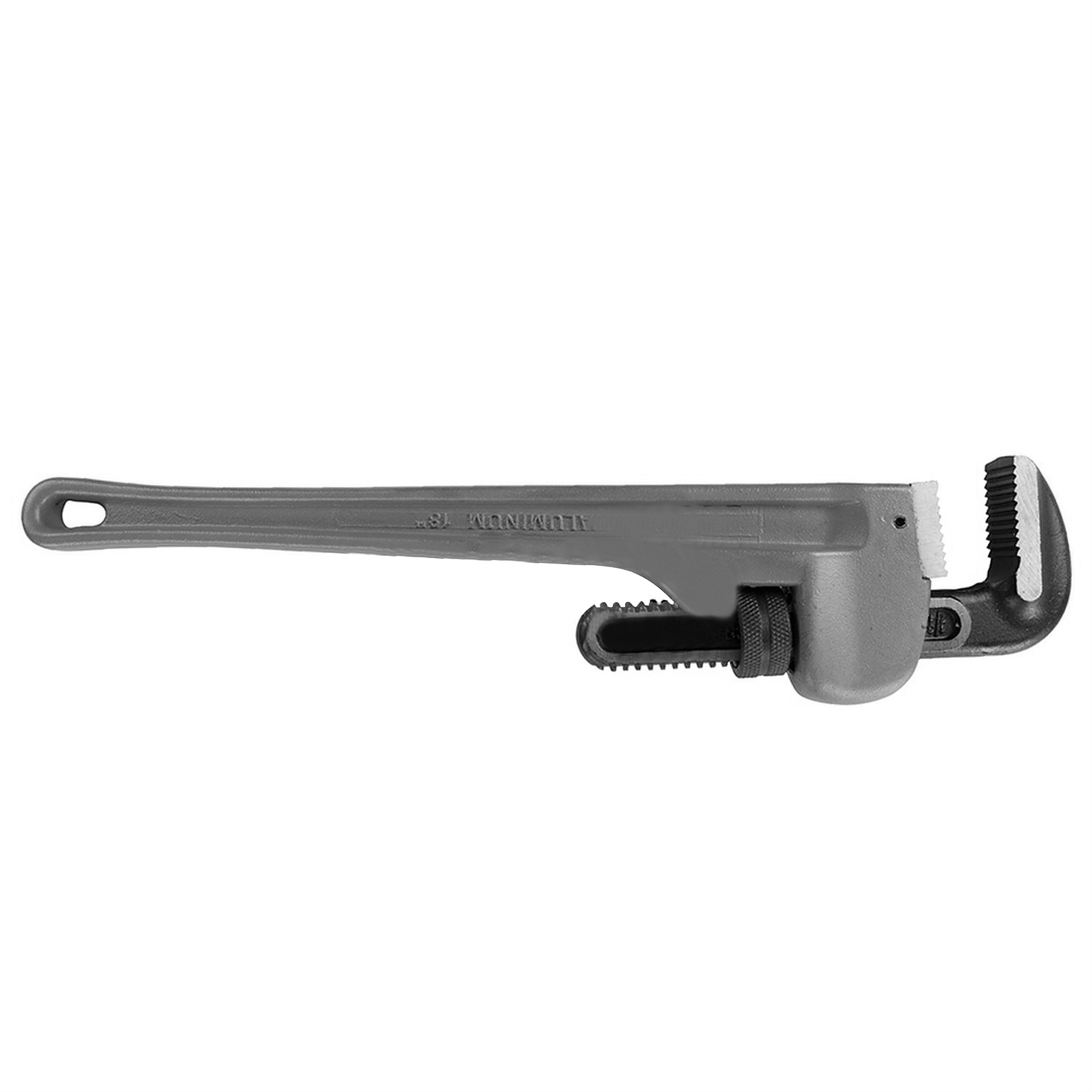 Aluminium Pipe Wrench Corossion Resistant With Rippled Powder Coating 450mm/18"