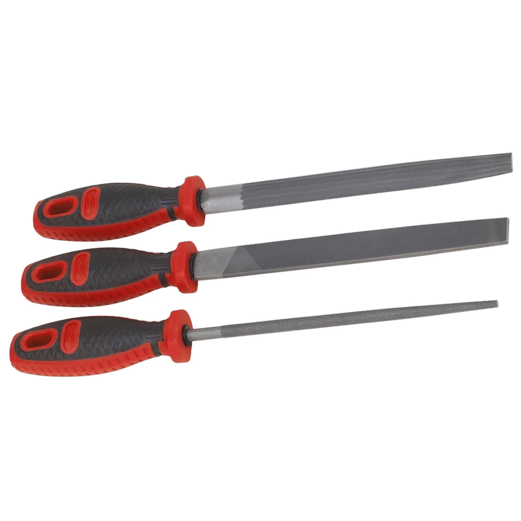 Sealey Engineer's File Set 3pc 200mm