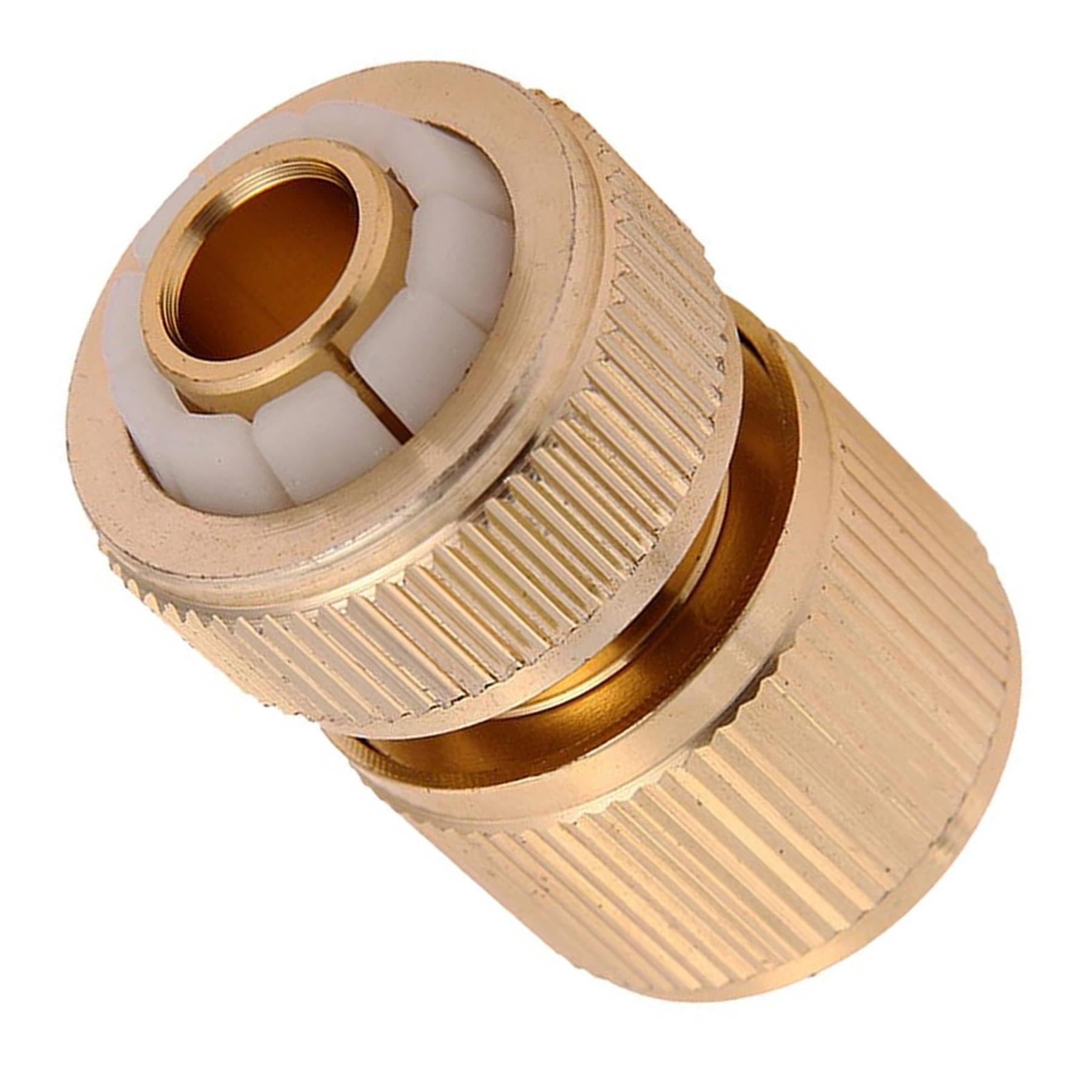 3pk Brass Hose Quick Connector Female Quick Fit To 1/2" Compression