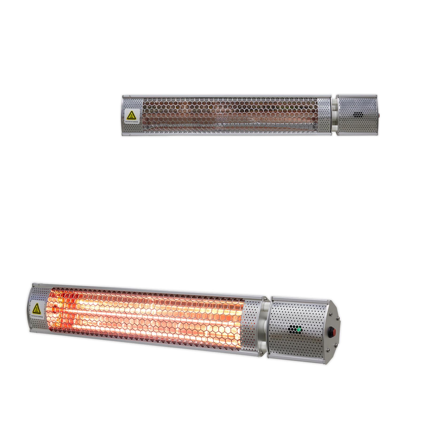 Sealey High Efficiency Infrared Short Wave Wall Mounting Heater 2000W
