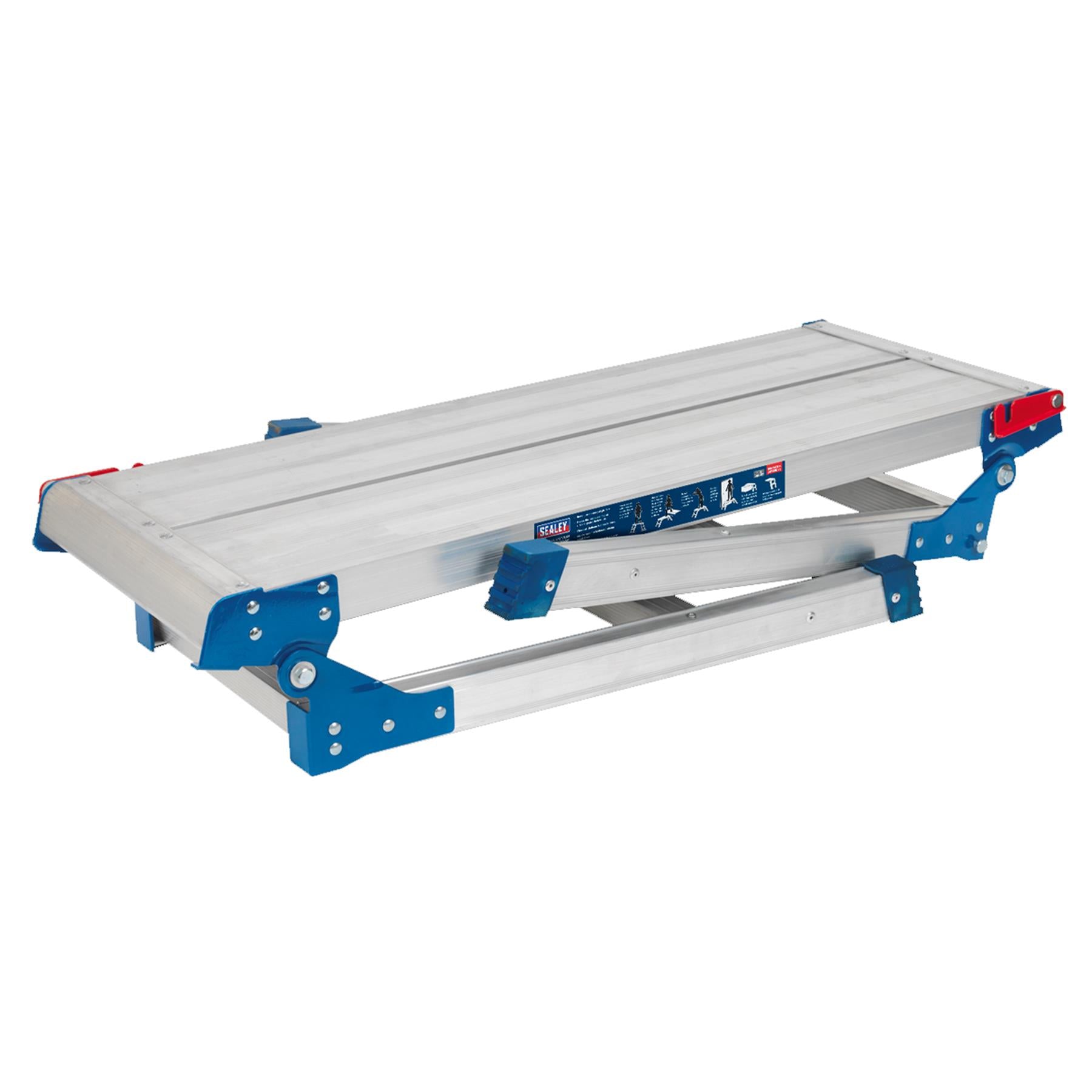 Sealey Aluminium Folding Platform 2-Tread EN 131