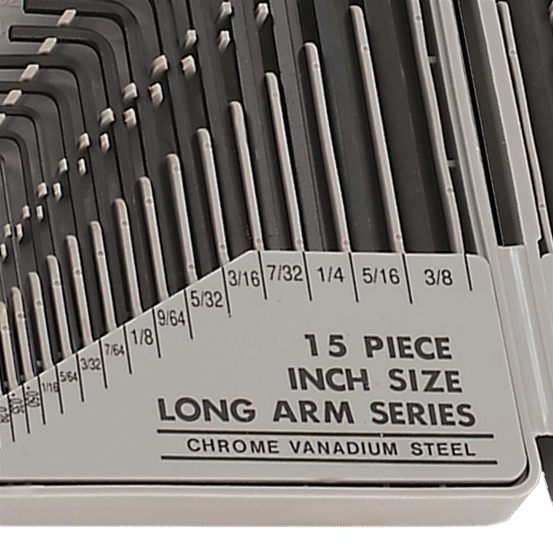 Sealey Hex Key Set 30pc Long/Short-Arm - Metric/Imperial