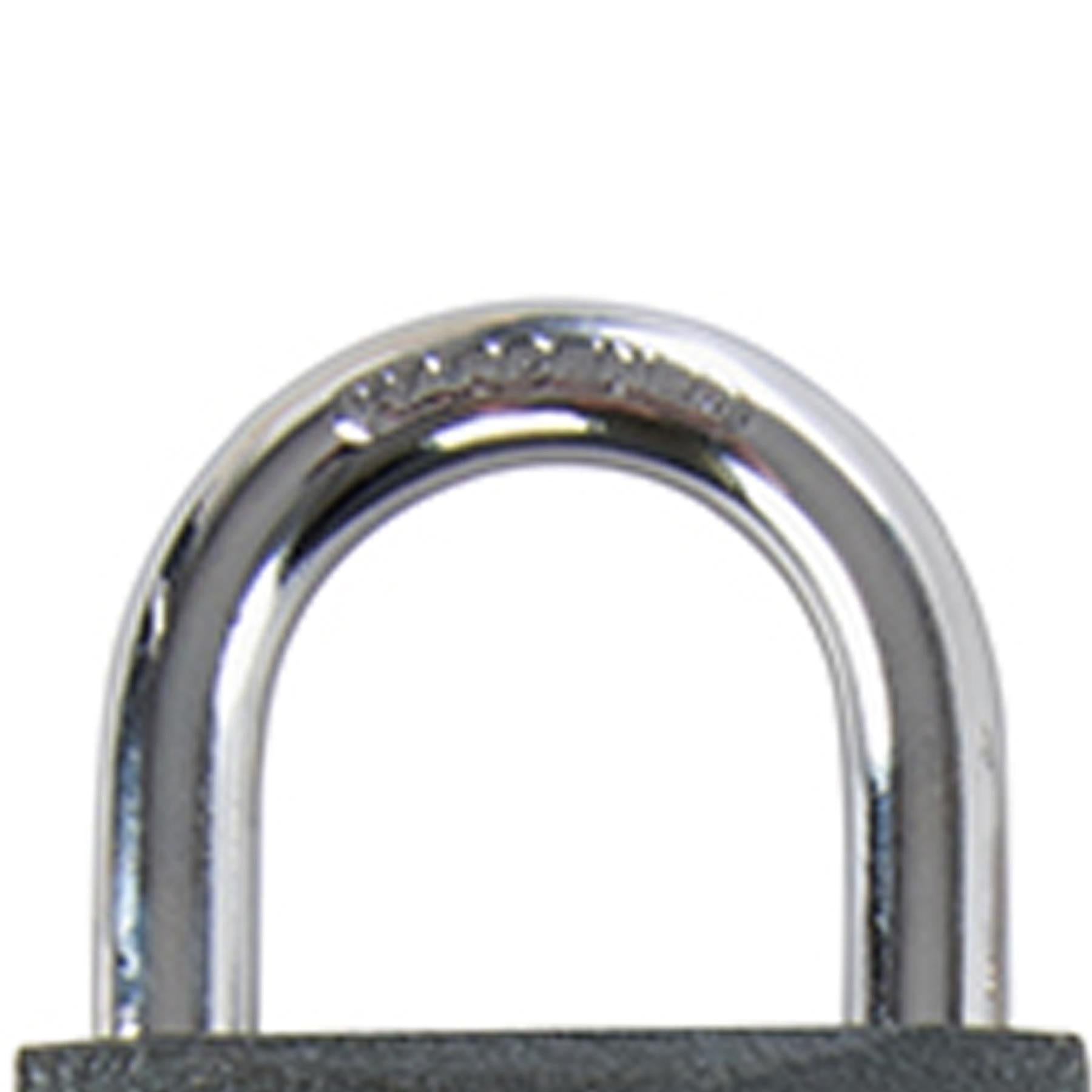 Iron Padlock Keyed Chrome Plated & Hard Steel Shackle With 2 Keys Each 6Pk 50mm