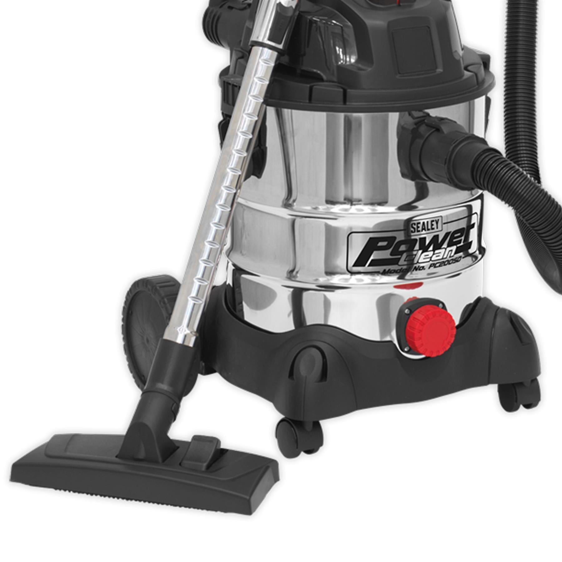 Sealey Vacuum Cleaner Industrial Wet & Dry 20L 1250W Stainless