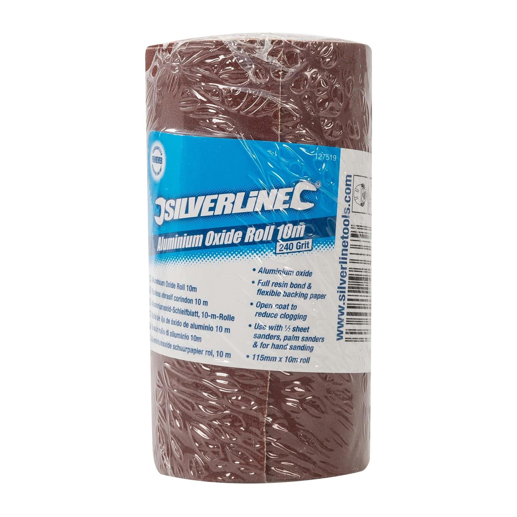Aluminium Oxide Roll 10M Sanding Paper Abrasive DIY - 80 Grit Quality