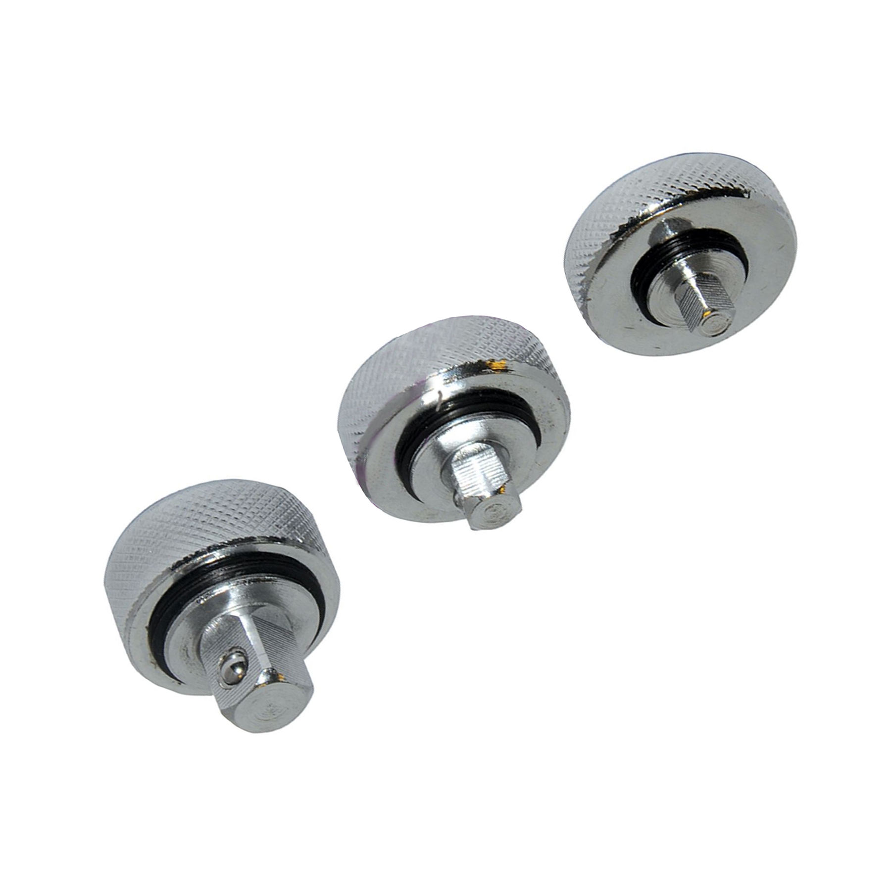 Palm Ratchet Set 3Pc 1/4, 3/8 & 1/2" Drop Forged Tempered Chrome Alloy Steel