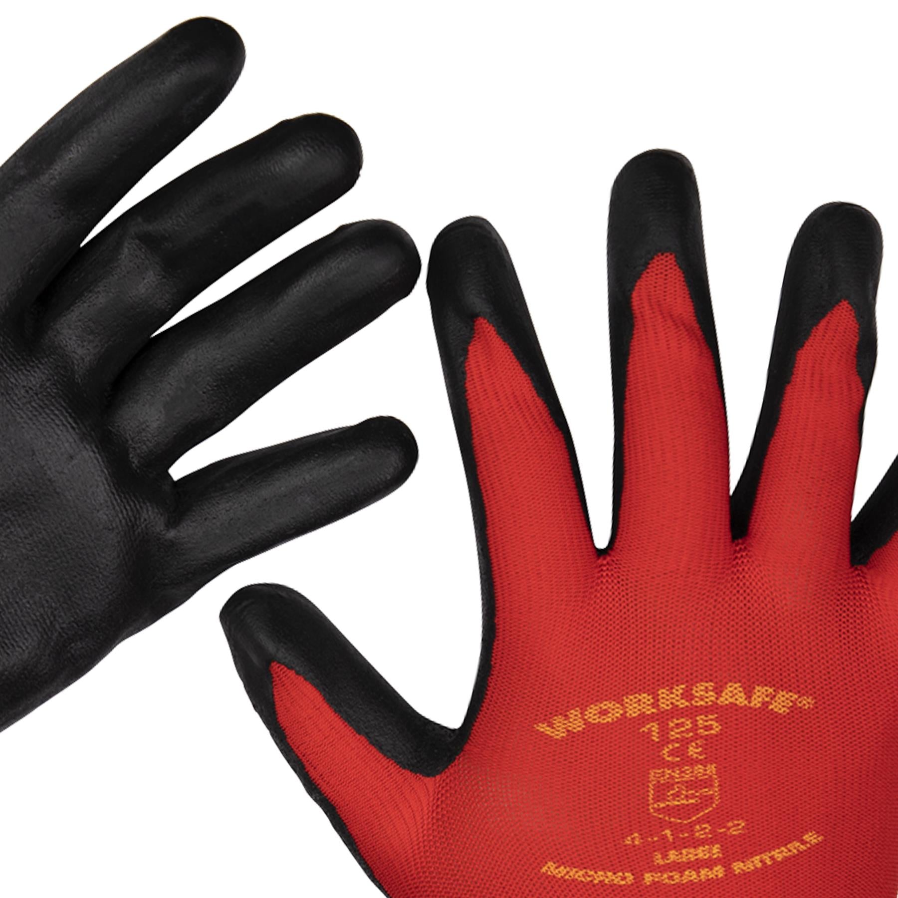 Sealey Flexi Grip Nitrile Palm Gloves (Large) - Pack of 120 Pairs