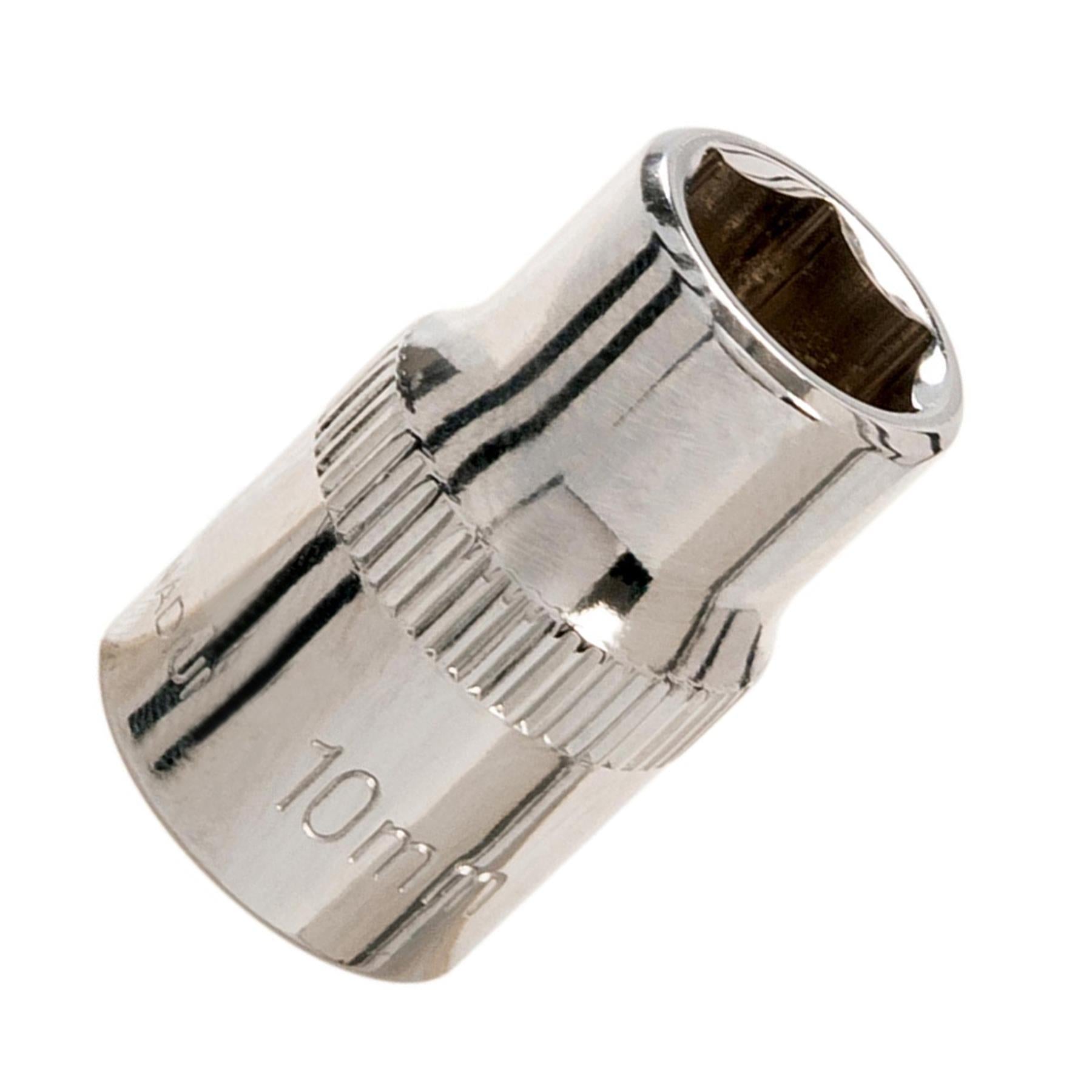 Socket 3/8" Drive Metric Hex Square 10mm Individual Hex Polished Crv Tool