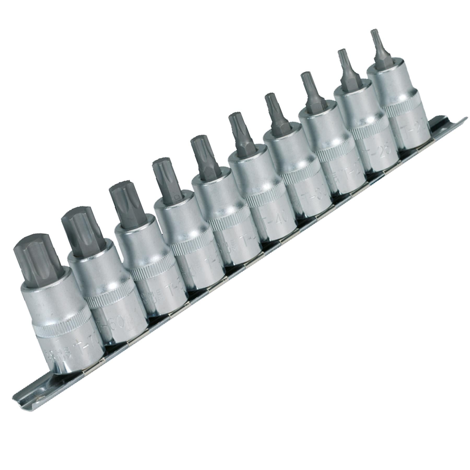 Sealey TRX-Star* Socket Bit Set 10pc 1/2"Sq Drive