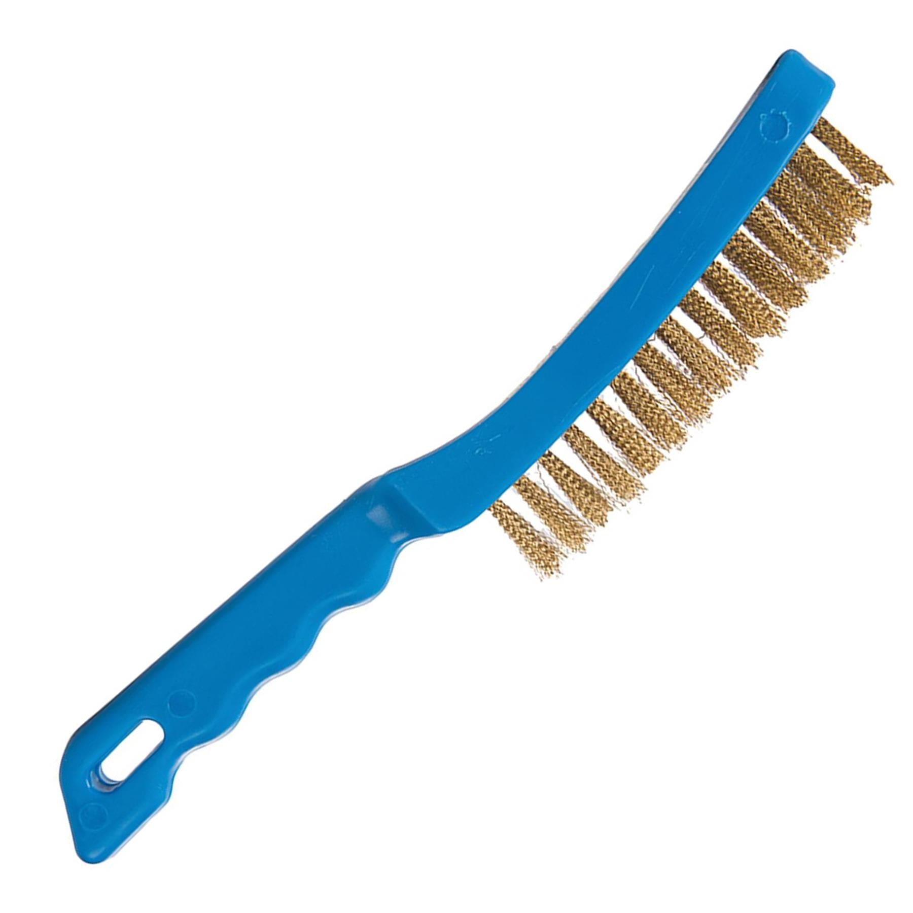 Brassed Wire Brush Plastic 4 Row Bristle Length 25mm Length 280mm New