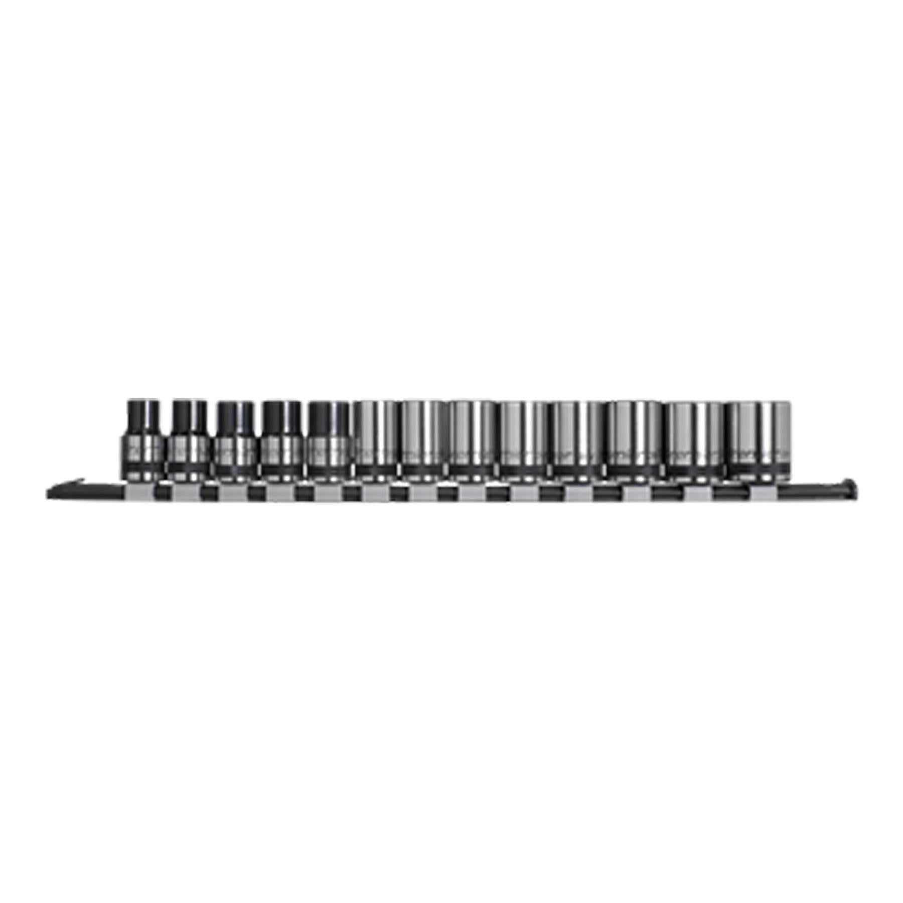 Sealey Socket Set 13pc 1/2"Sq Drive Metric - Black Series