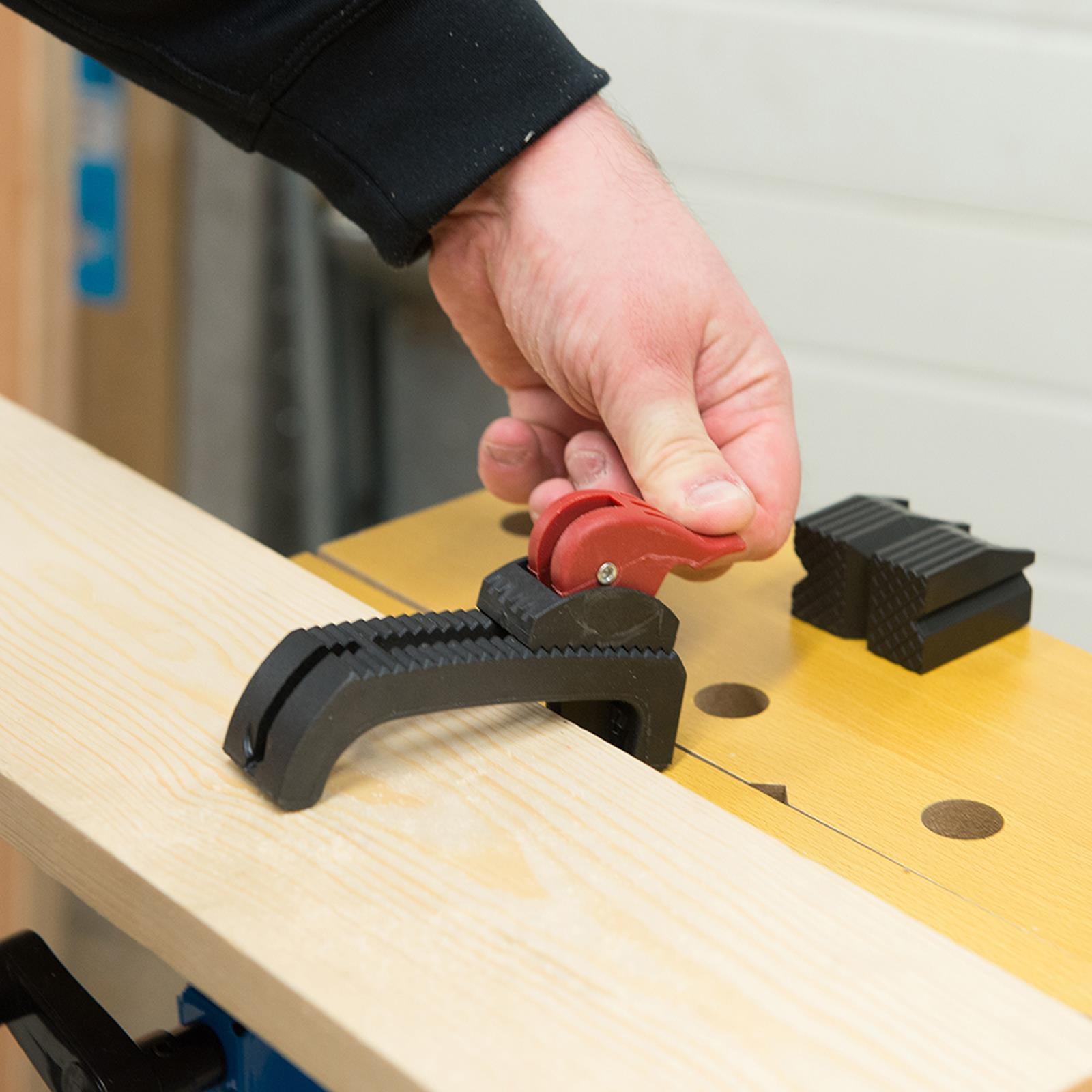 2Pce Workbench Clamps Woodworking Bench Vice Workmate Quick Release Mechanism