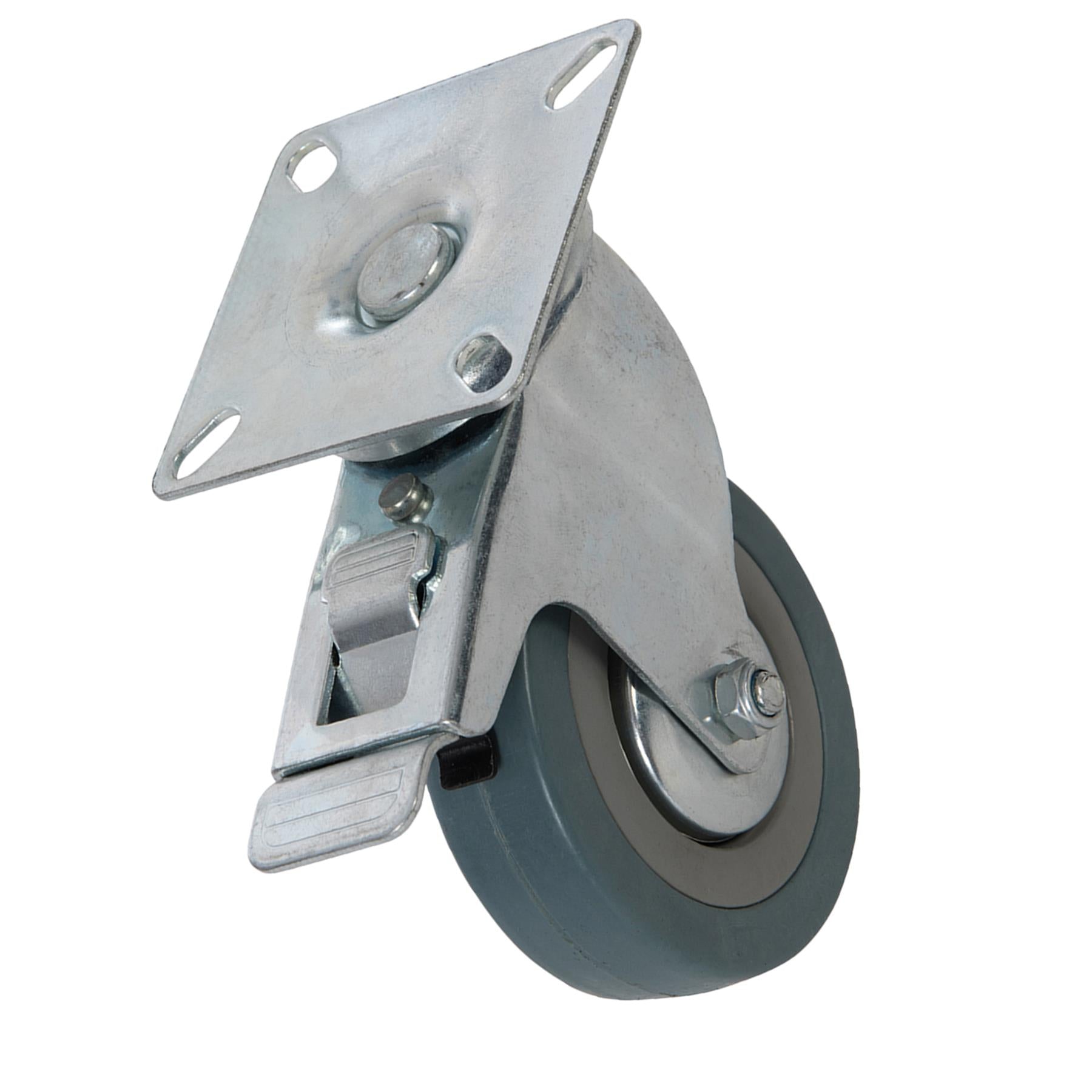 Heavy Duty Swivel Rubber Castor Caster Wheels Cart Wheel 75mm