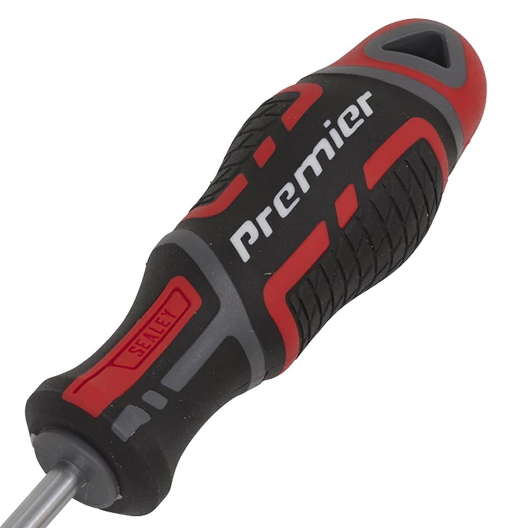 Sealey Screwdriver Phillips #1 x 75mm Plus Soft Grip Handle Magnetic GripMAX