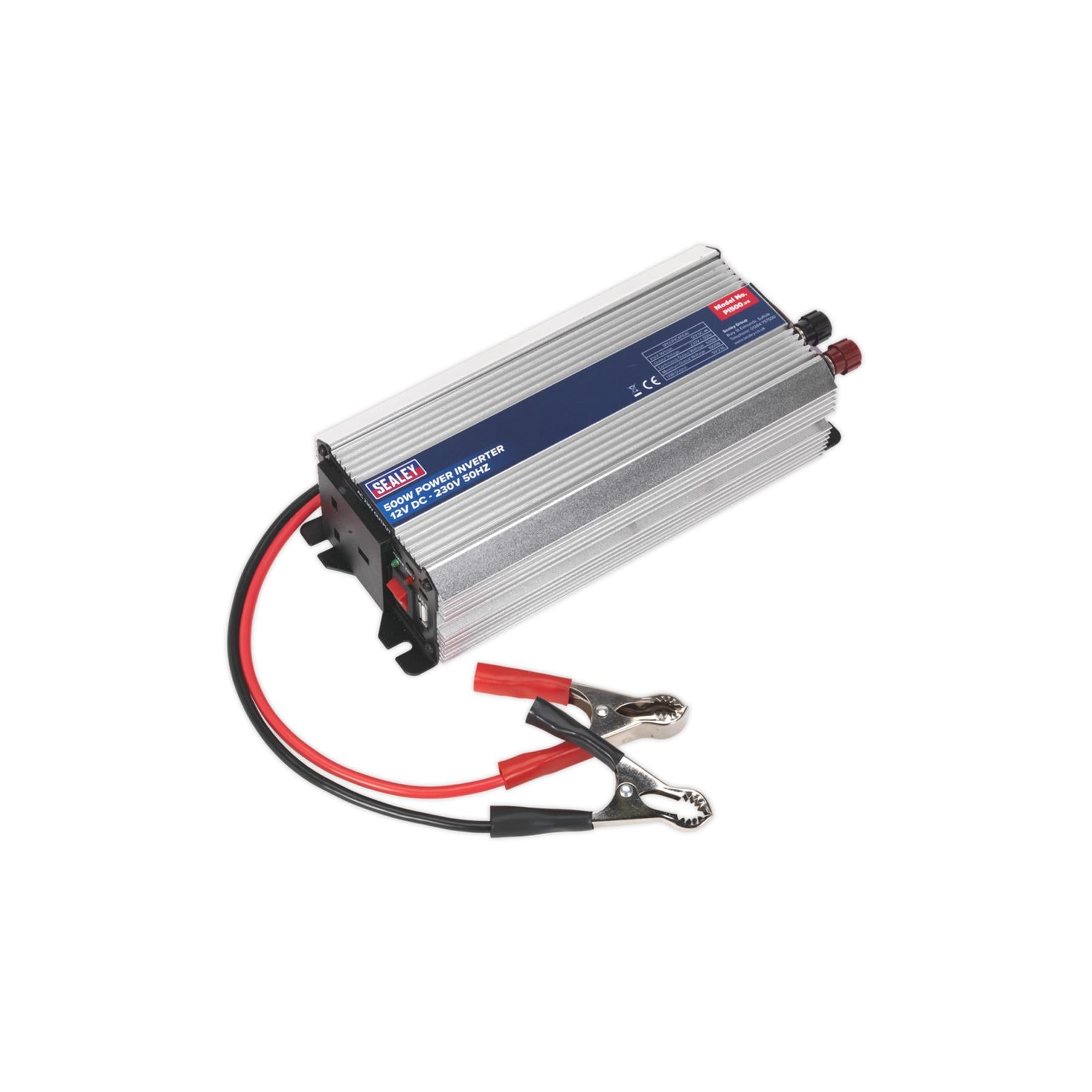 Sealey Power Inverter 500W 12V DC - 230V 50Hz