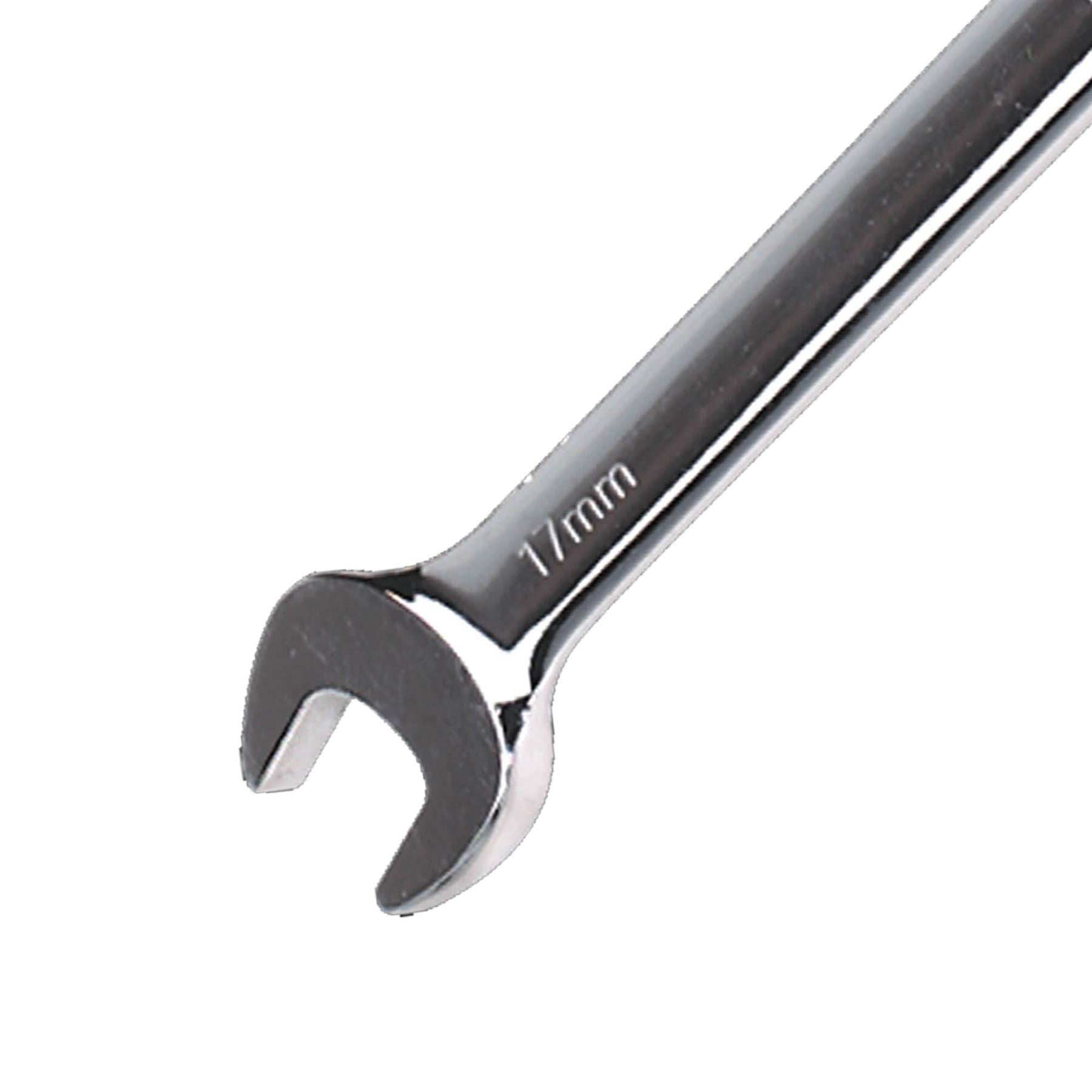 Sealey Flexi-Head Ratchet Combination Spanner 17mm