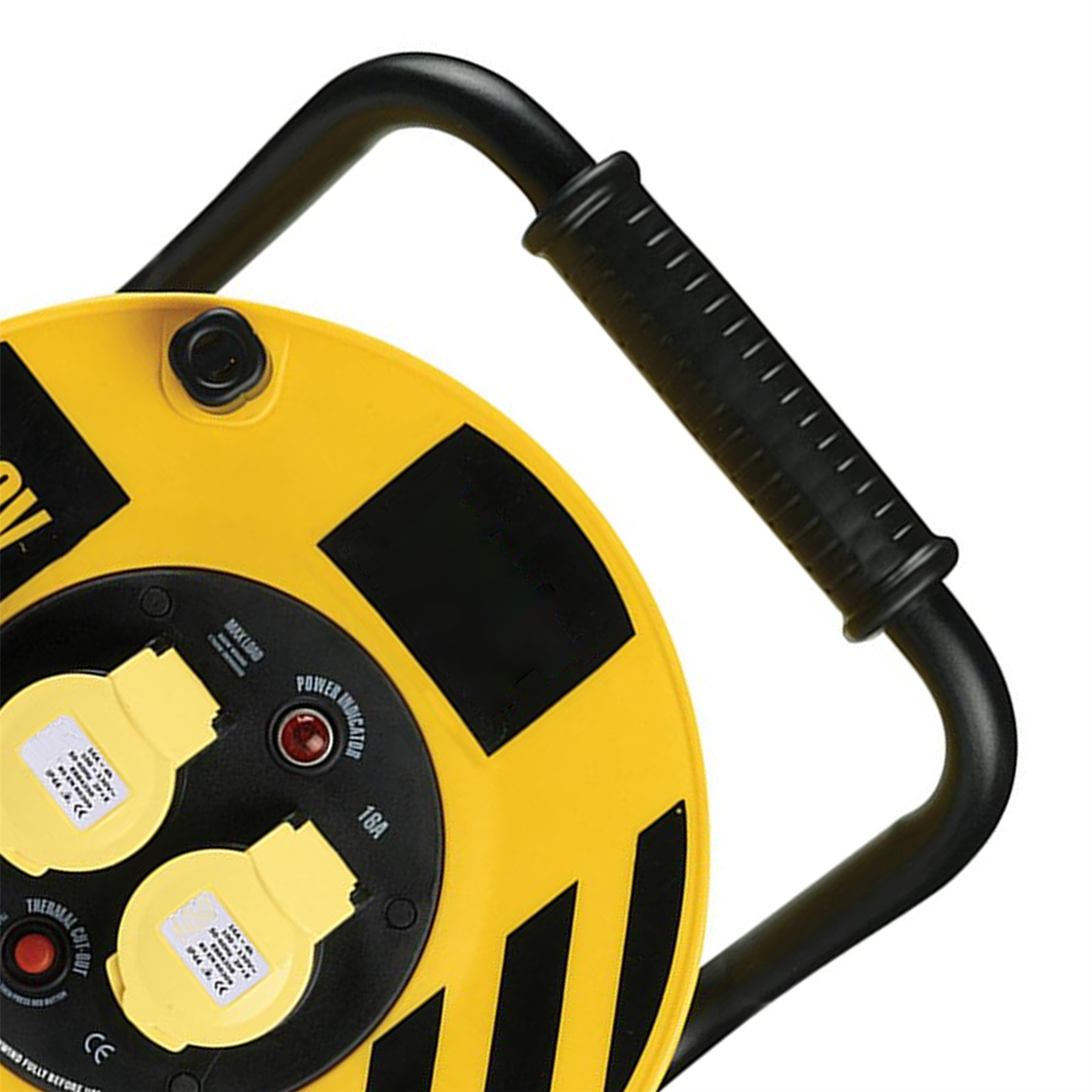 Defender Heavy Duty Cable Reel 1.5mm2 2-Way 16A 50m 110V