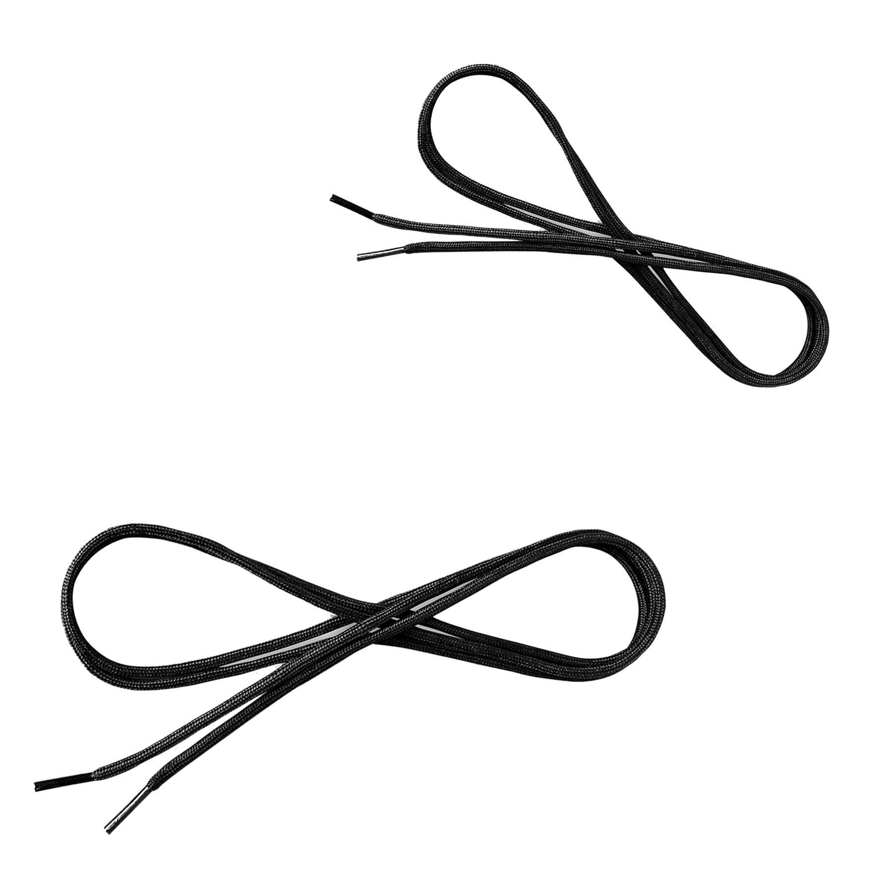 Scruffs Round Laces Black Hard wearing T54934