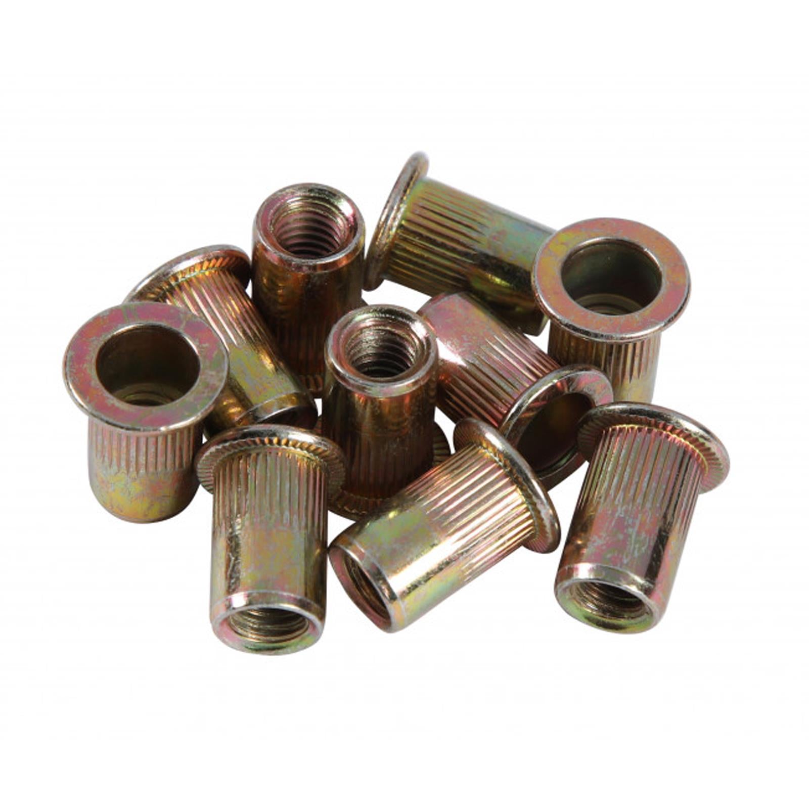 BlueSpot 25Pce High Quality M12 Rivet Nut Pack For Nut Riveter Use Metal Thread Fixing