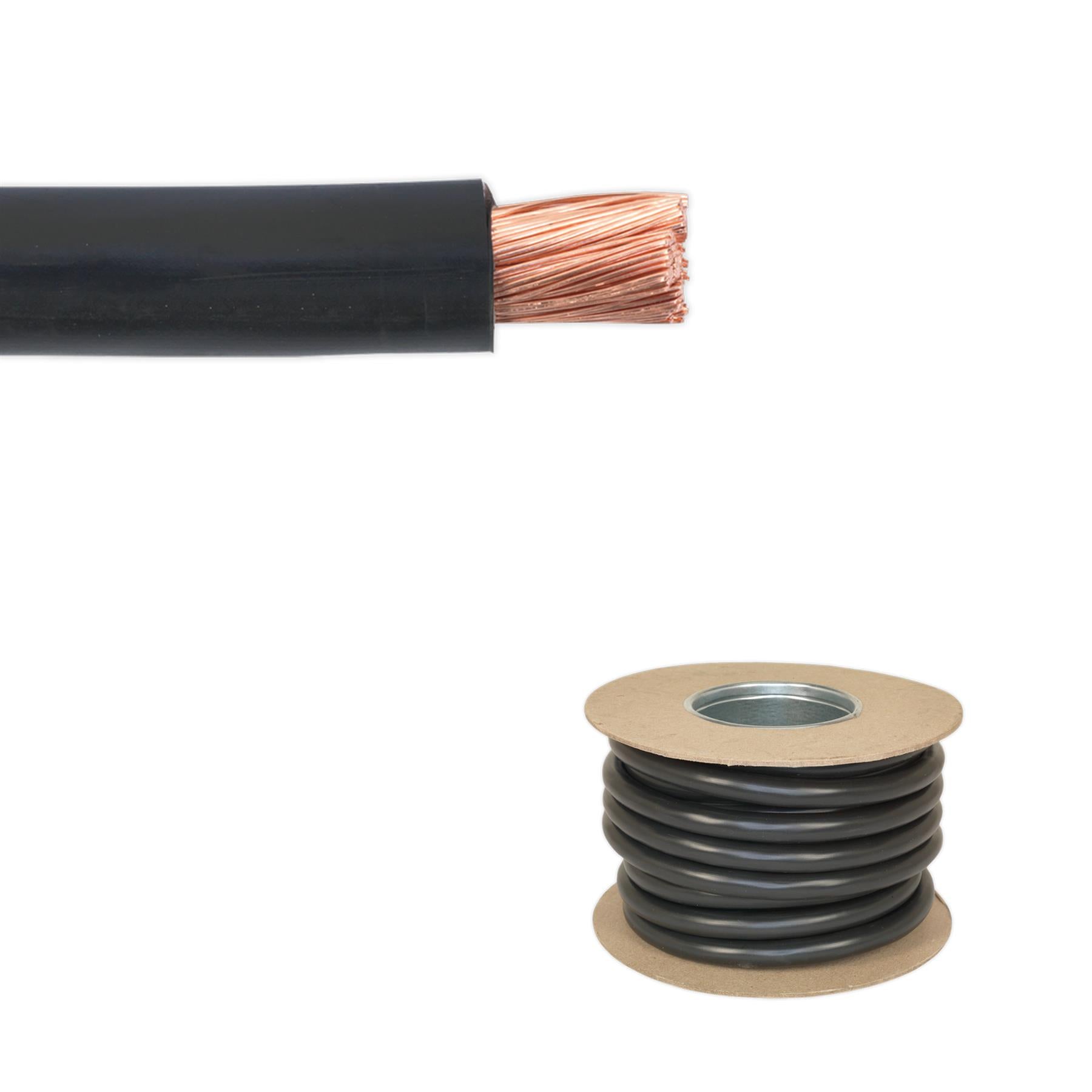 Sealey Automotive Starter Cable 315/0.40mm 40mm 300A 10m Black
