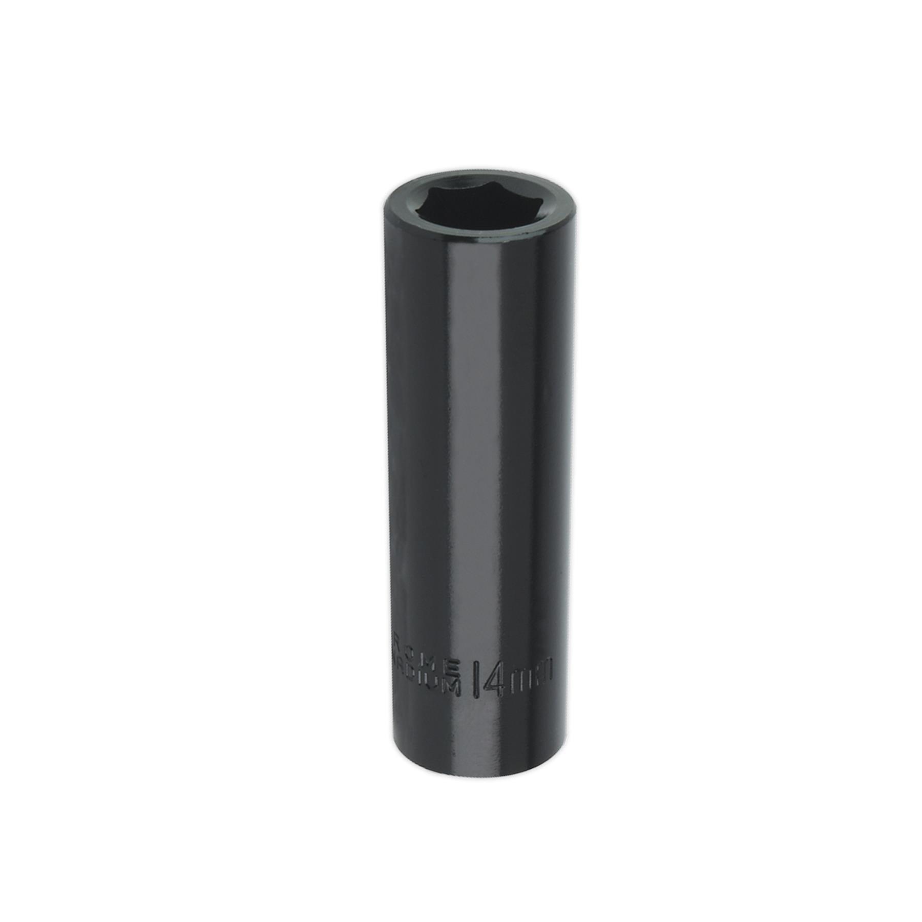 Sealey Impact Socket 14mm 1/2"Sq Drive Chrome Vanadium