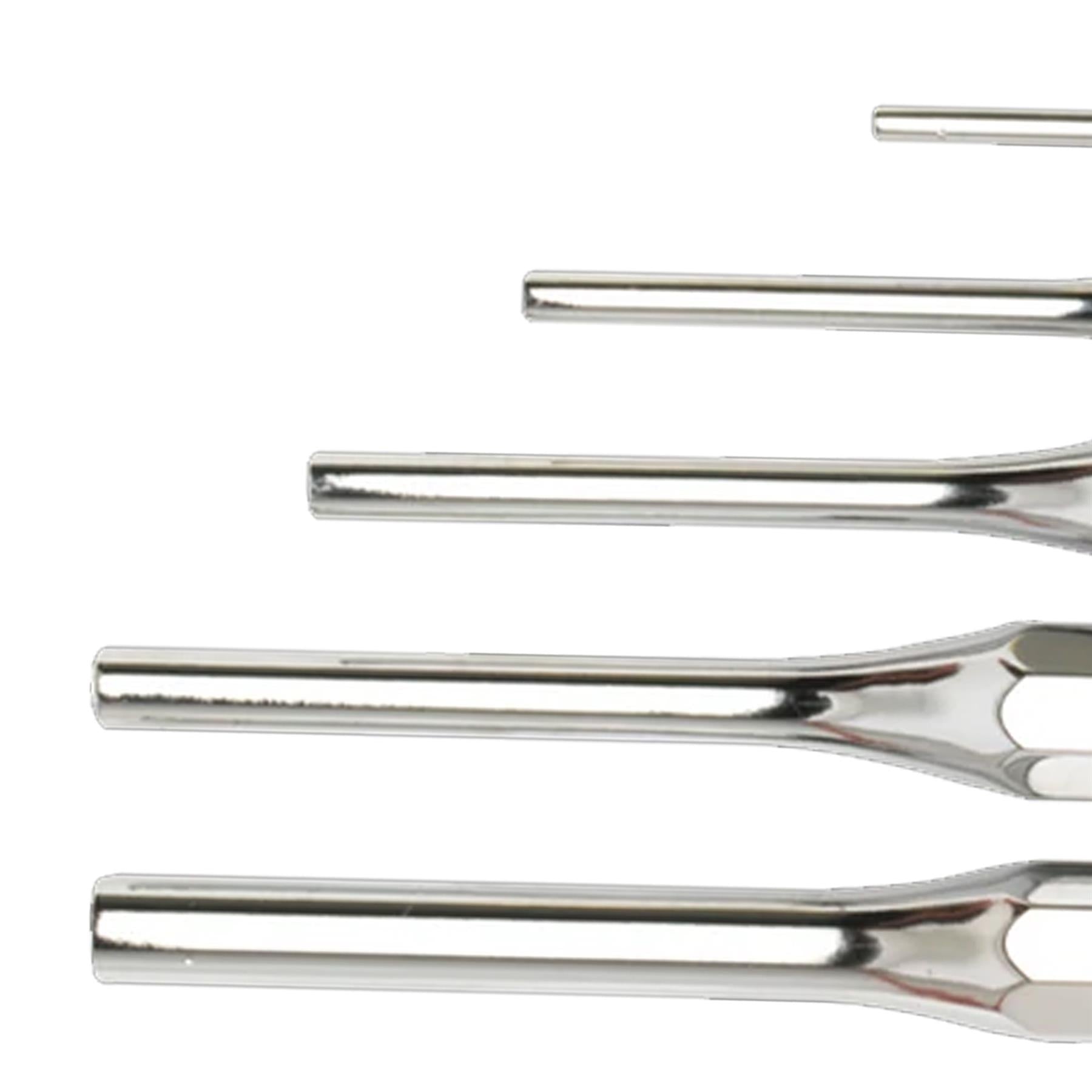 Sealey Parallel Pin Punch Set 6pc Long Silver AK9128